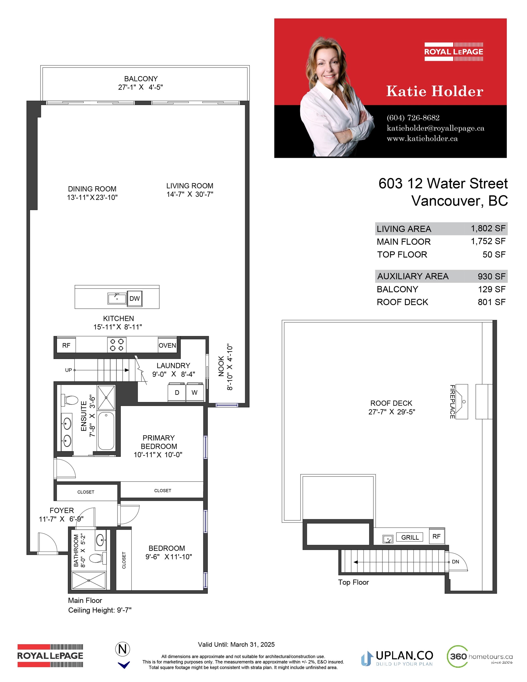 12 WATER, Vancouver, British Columbia V6B 1A4, 2 Bedrooms Bedrooms, ,2 BathroomsBathrooms,Residential Attached,For Sale,WATER,R2866682