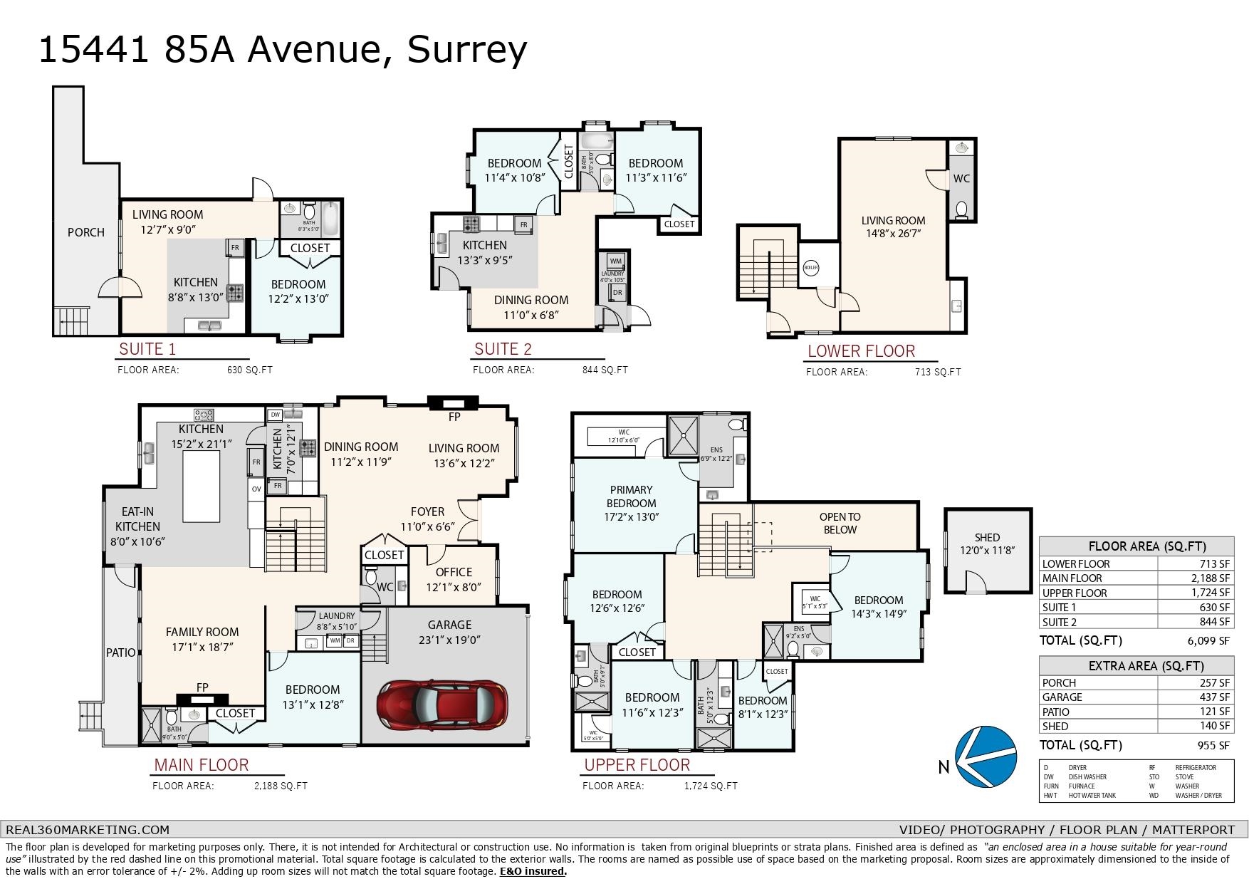 15441 85A AVENUE, Surrey, British Columbia V3S 5N6, 9 Bedrooms Bedrooms, ,9 BathroomsBathrooms,Residential Detached,For Sale,R2866962