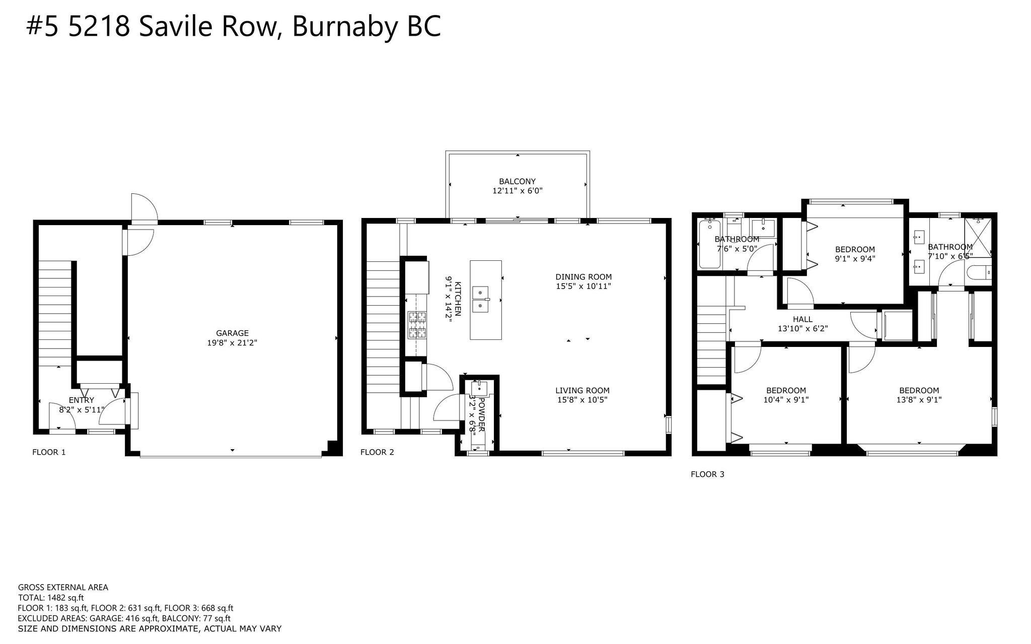 5-5218 SAVILE ROW, Burnaby, British Columbia Townhouse, 3 Bedrooms, 3 Bathrooms, Residential Attached,For Sale, MLS-R2867492, Richmond Condo for Sale