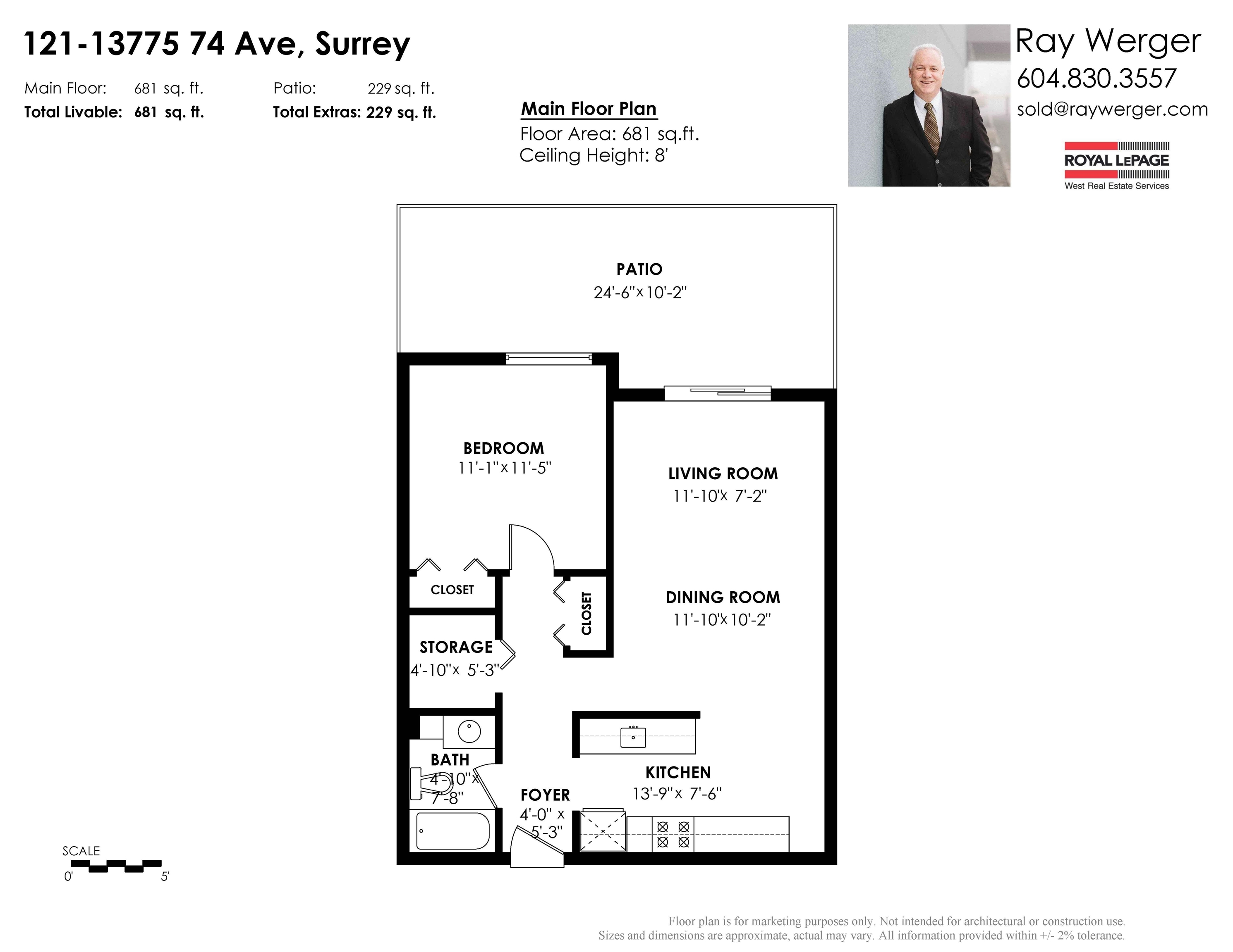 121-13775 74 AVENUE, Surrey, British Columbia, 1 Bedroom Bedrooms, ,1 BathroomBathrooms,Residential Attached,For Sale,R2867636