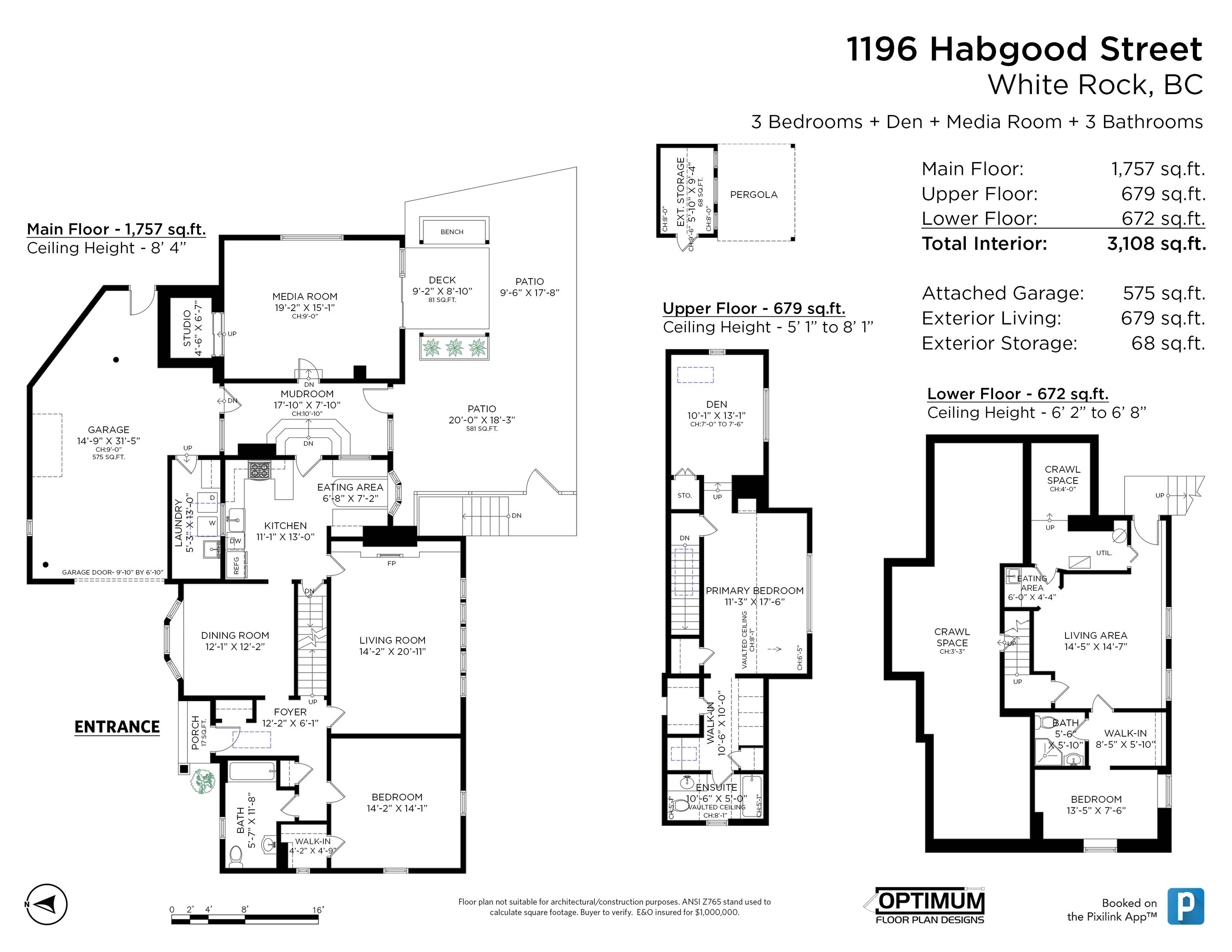 1196 HABGOOD STREET, White Rock, British Columbia, 3 Bedrooms Bedrooms, ,3 BathroomsBathrooms,Residential Detached,For Sale,R2867663