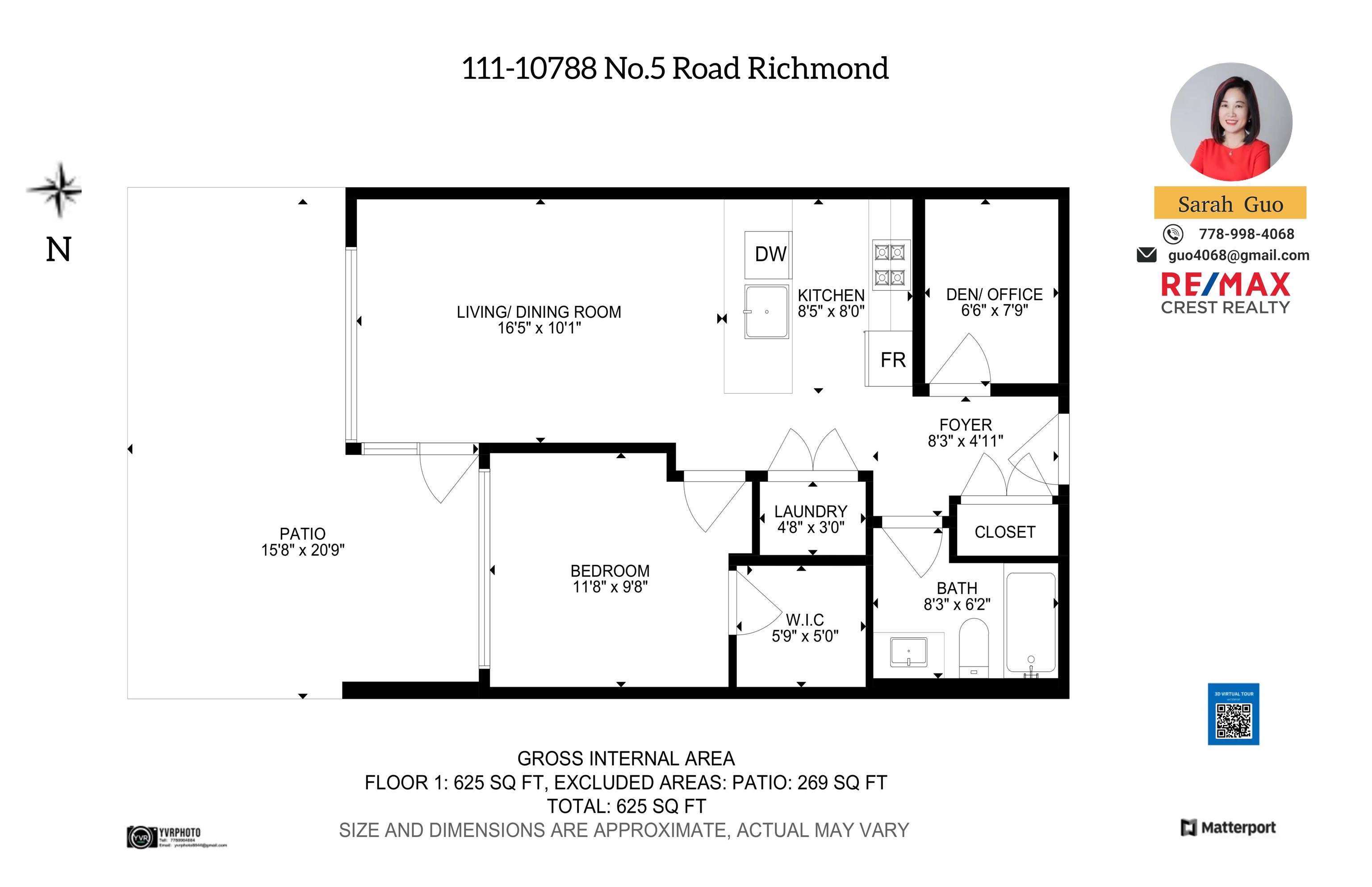 111-10788 NO. 5 ROAD, Richmond, British Columbia, 1 Bedroom Bedrooms, ,1 BathroomBathrooms,Residential Attached,For Sale,R2868569