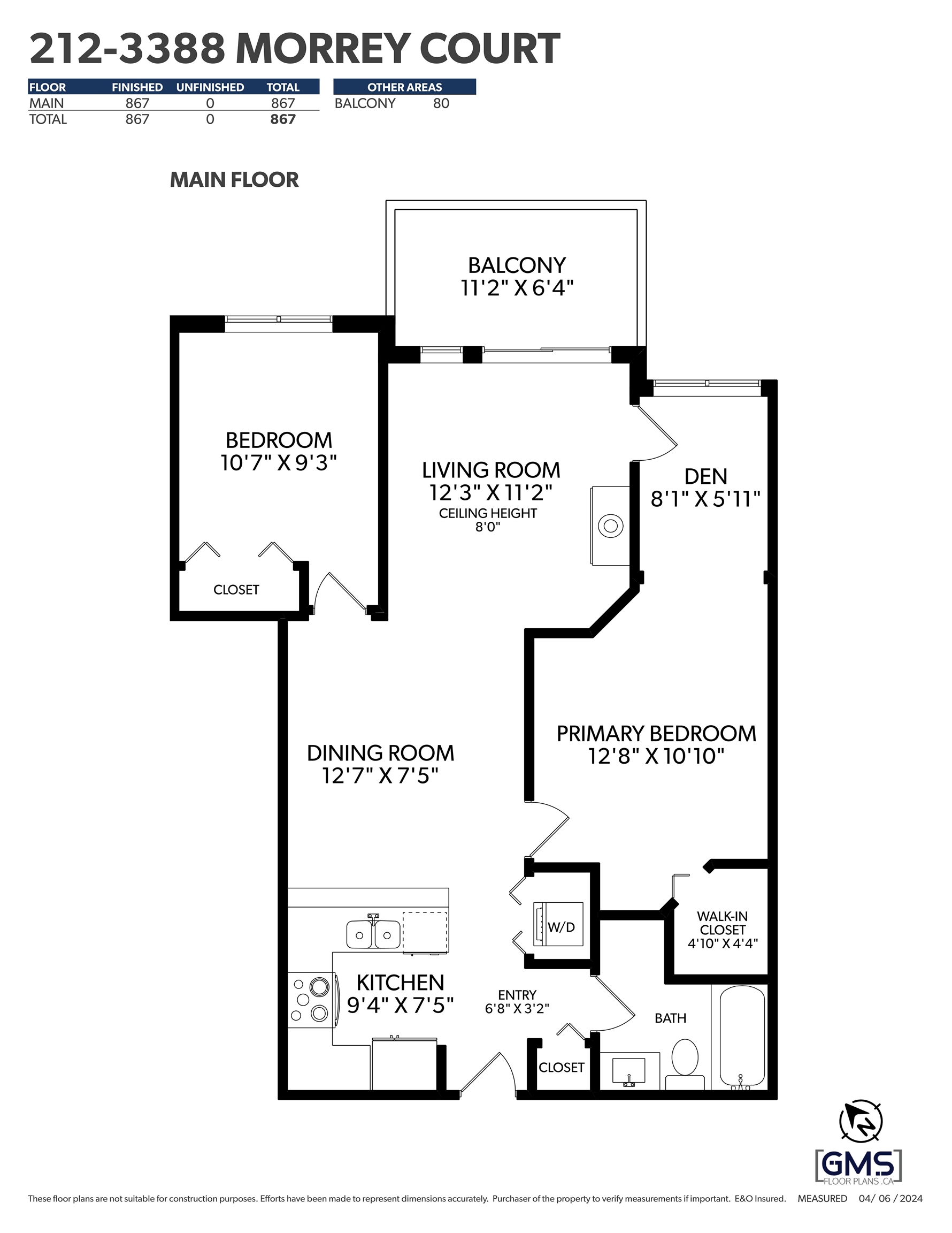 Listing image of 212 3388 MORREY COURT
