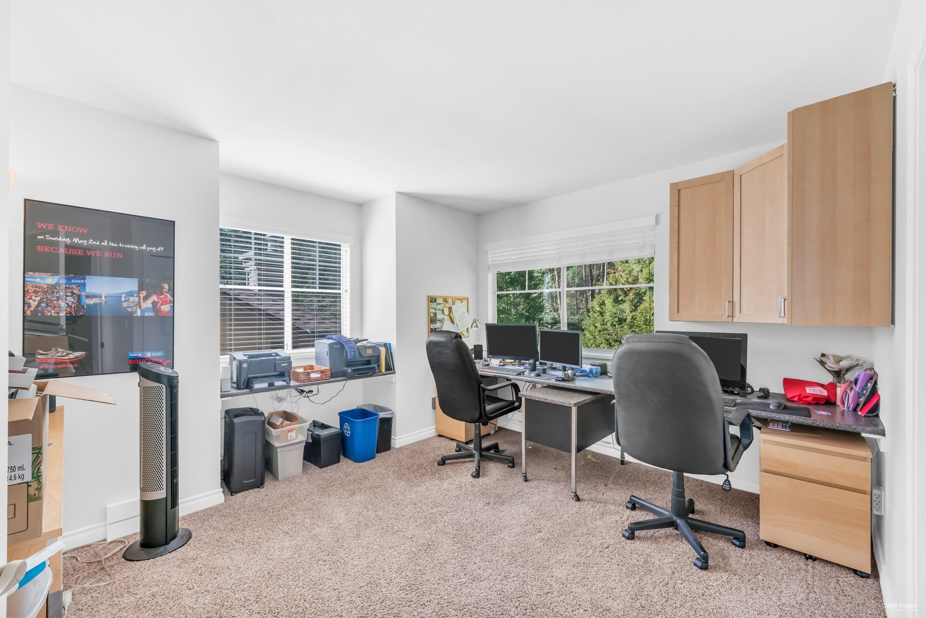 Very large 3rd bedroom serves as an office.