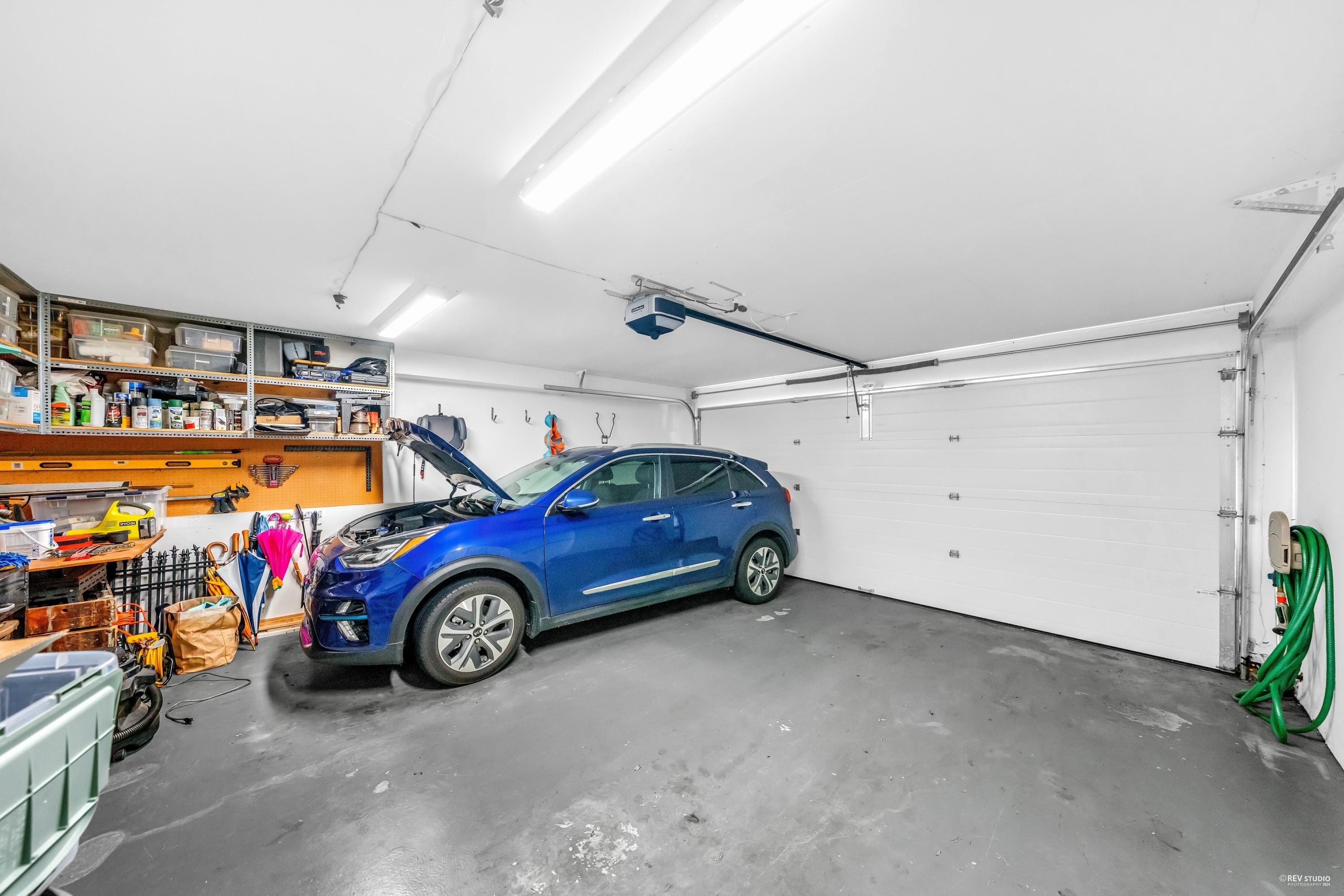 Double garage with great storage.