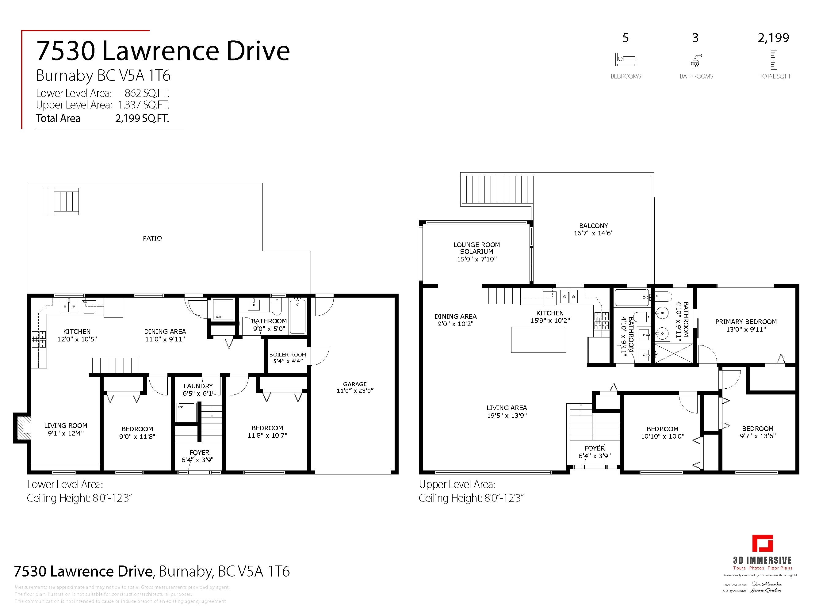 7530 LAWRENCE DRIVE, Burnaby, British Columbia V5A 1T6 R2869438