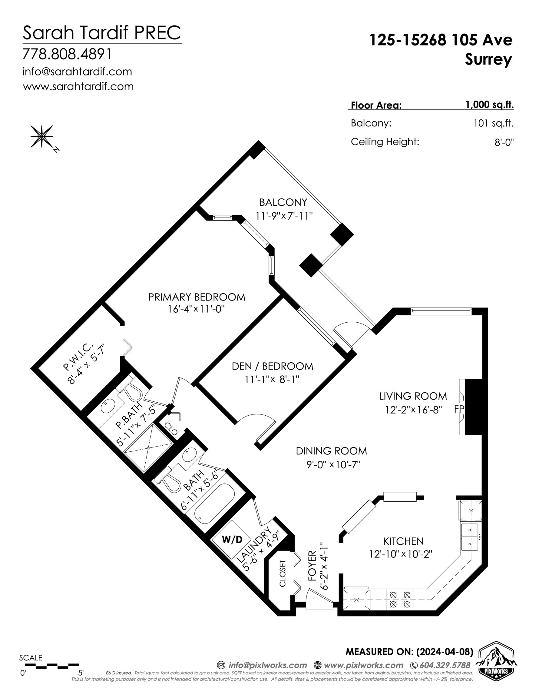 125-15268 105 AVENUE, Surrey, British Columbia, 2 Bedrooms Bedrooms, ,2 BathroomsBathrooms,Residential Attached,For Sale,R2869481