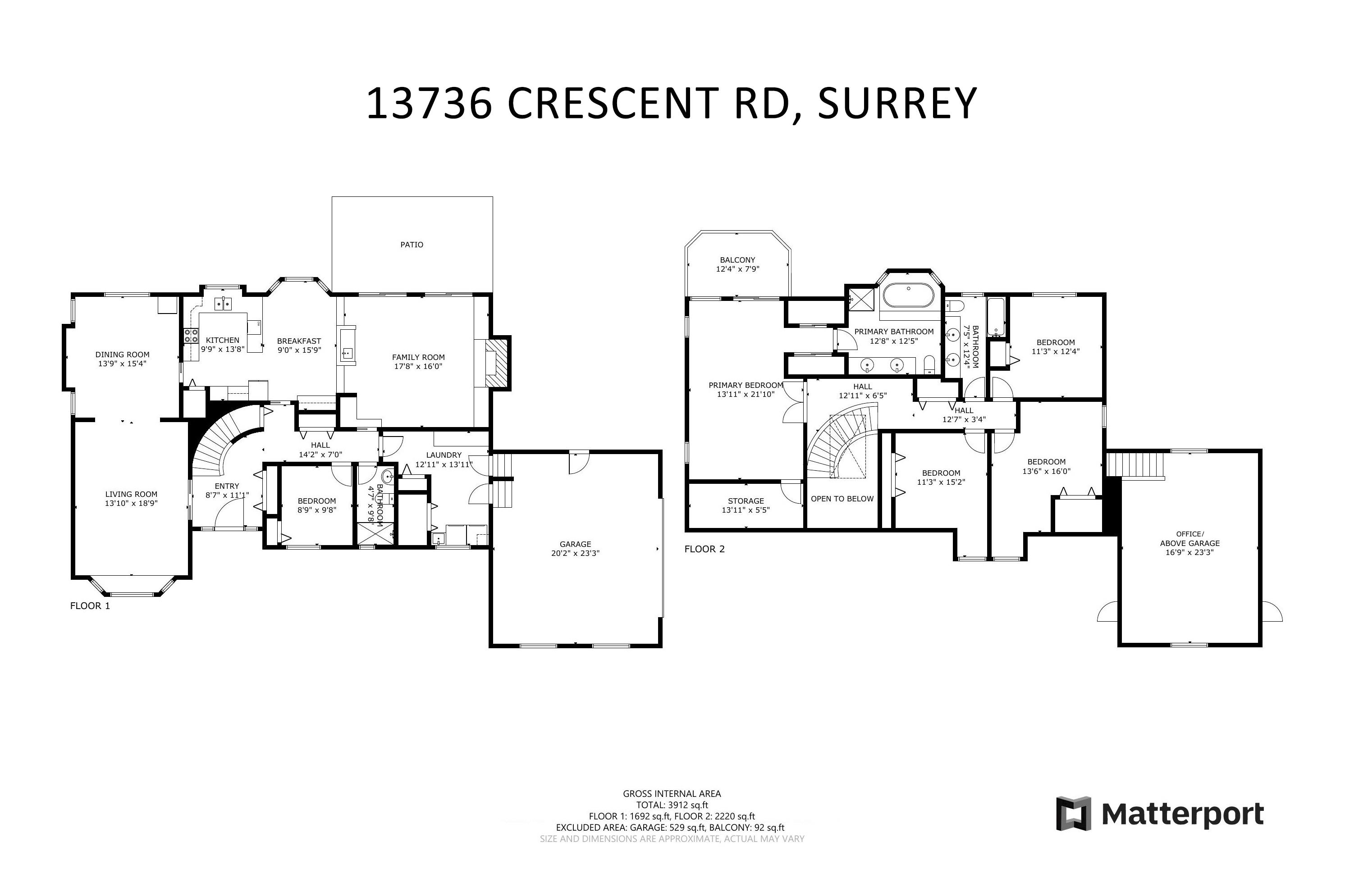 13736 CRESCENT ROAD, Surrey, British Columbia V4P 1K8, 5 Bedrooms Bedrooms, ,3 BathroomsBathrooms,Residential Detached,For Sale,R2870876