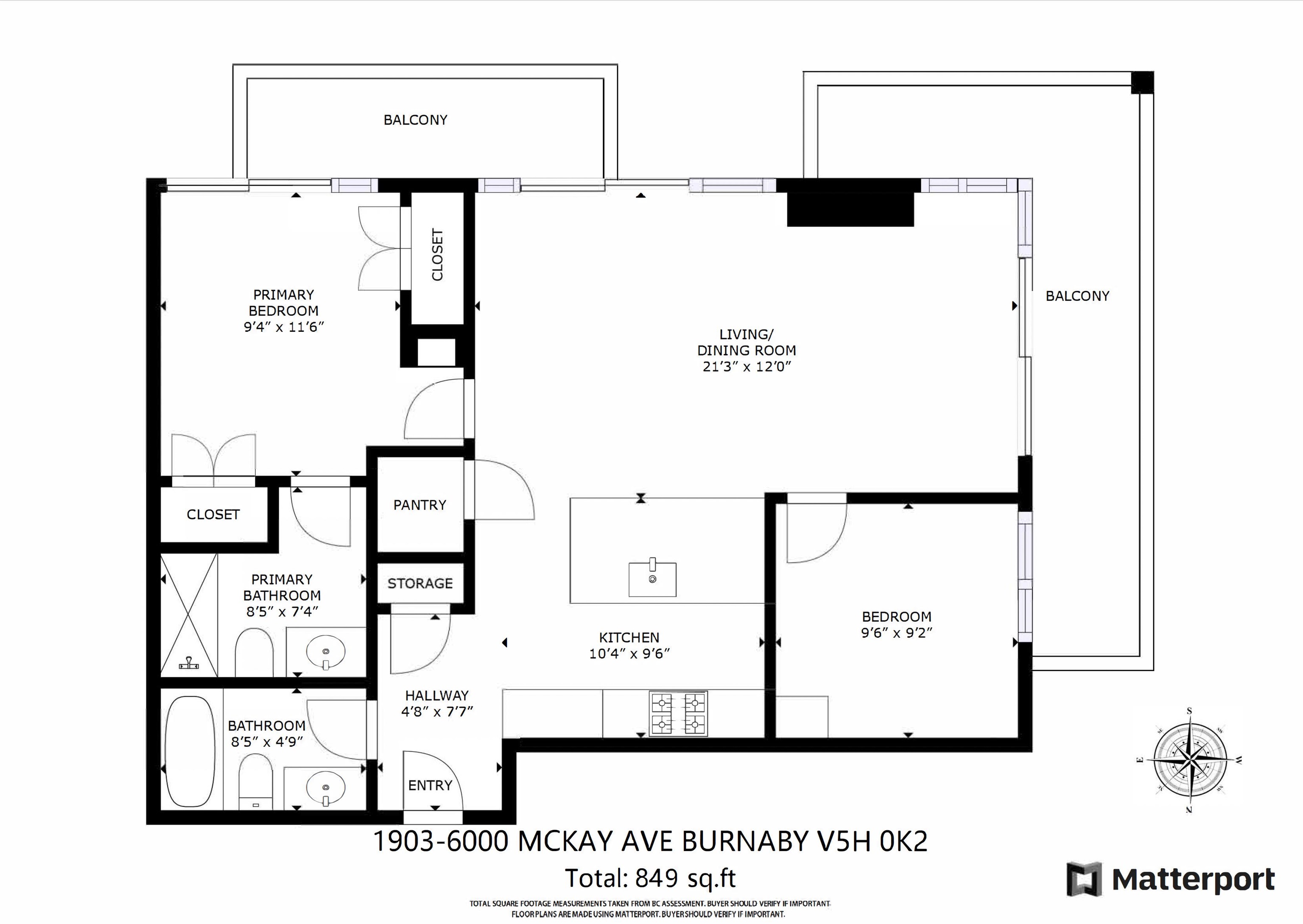 6000 MCKAY, Burnaby, British Columbia V5H 0K2, 2 Bedrooms Bedrooms, ,2 BathroomsBathrooms,Residential Attached,For Sale,MCKAY,R2871332