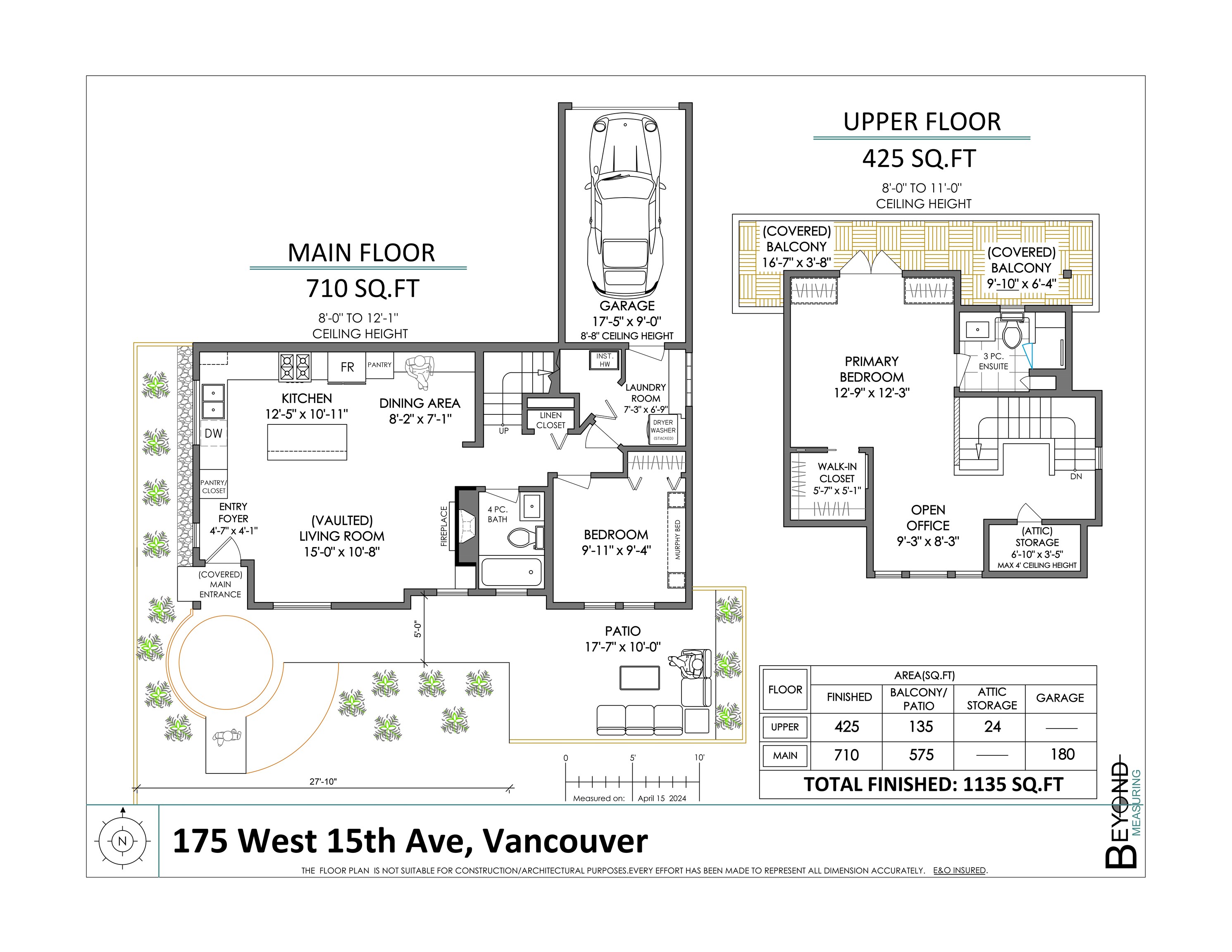 175 W15TH AVENUE, Vancouver, British Columbia, 2 Bedrooms Bedrooms, ,2 BathroomsBathrooms,Residential Attached,For Sale,R2871410