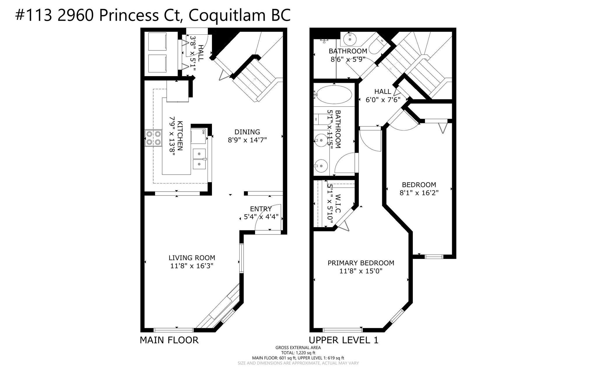 113-2960 PRINCESS CRESCENT, Coquitlam, British Columbia, 2 Bedrooms Bedrooms, ,2 BathroomsBathrooms,Residential Attached,For Sale,R2871553