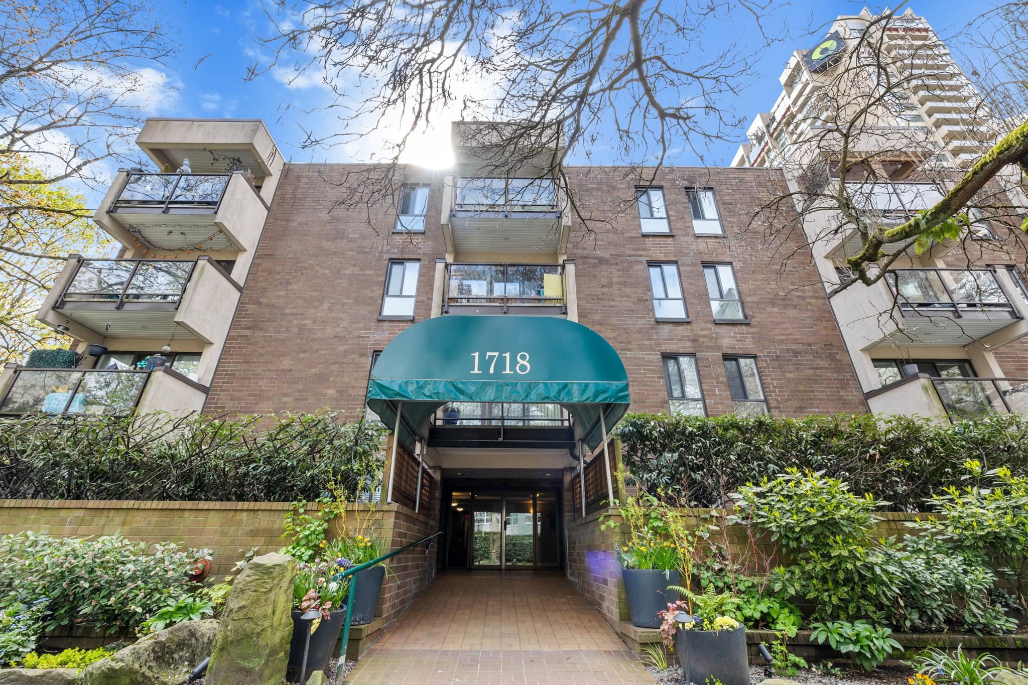 312-1718 NELSON STREET, Vancouver, British Columbia, 1 Bedroom Bedrooms, ,1 BathroomBathrooms,Residential Attached,For Sale,R2872042
