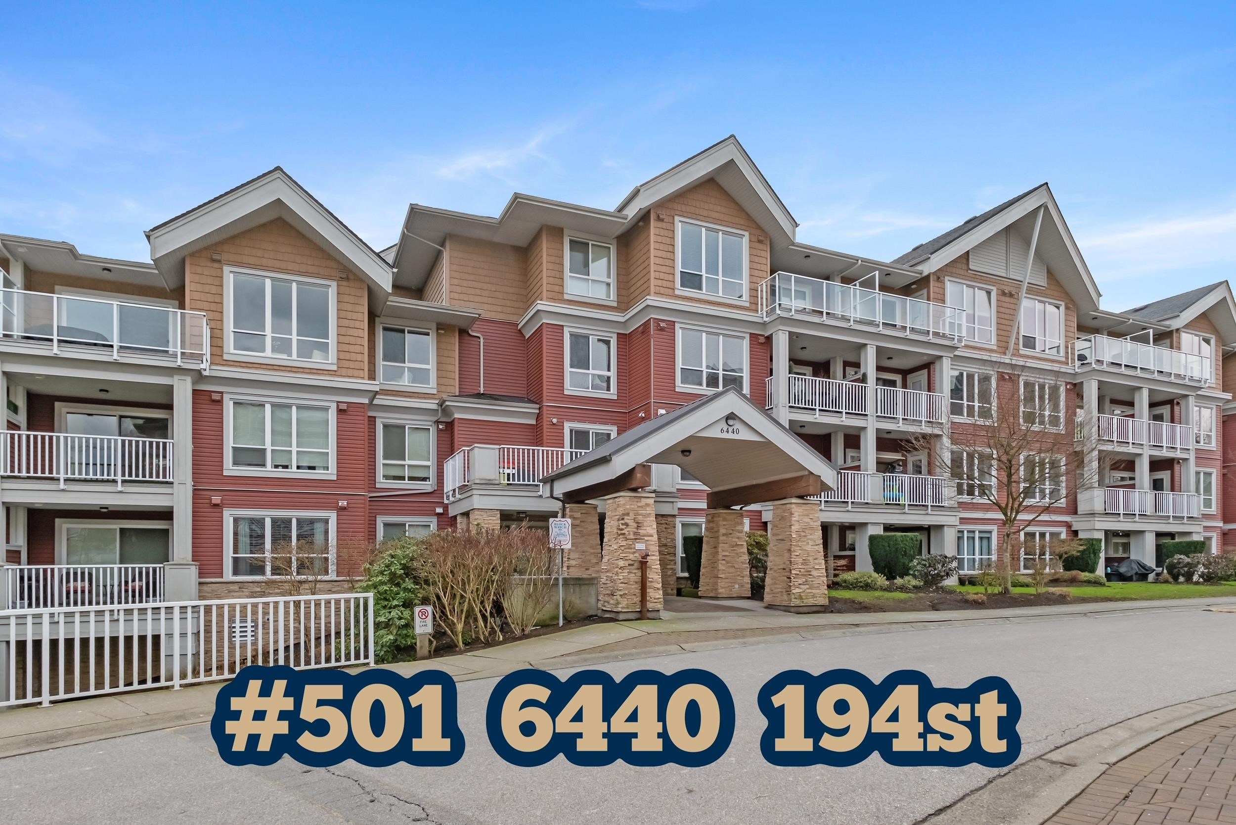 501-6440 194 STREET, Surrey, British Columbia, 2 Bedrooms Bedrooms, ,2 BathroomsBathrooms,Residential Attached,For Sale,R2872197