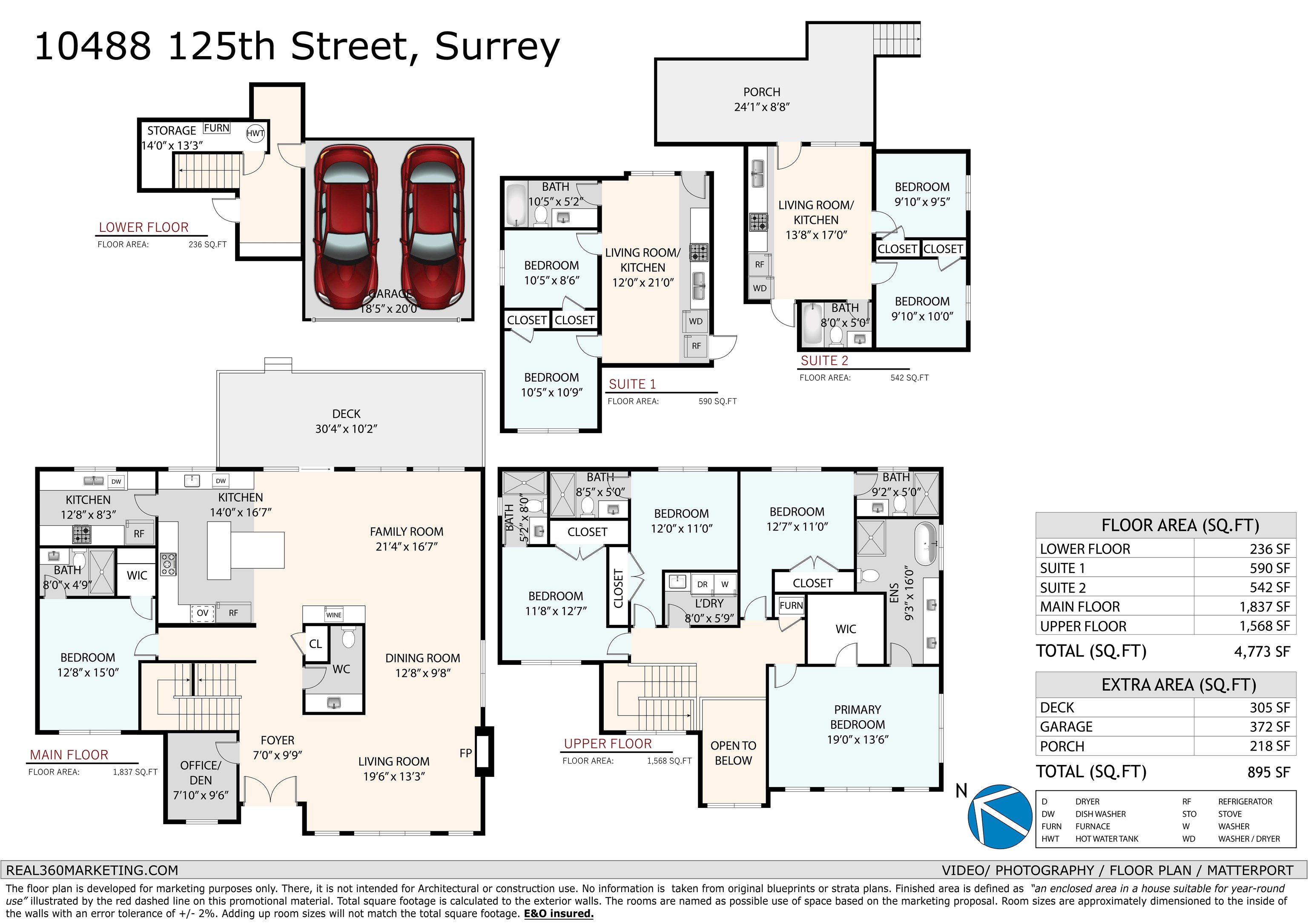 10488 125 STREET, Surrey, British Columbia V3V 5A2, 9 Bedrooms Bedrooms, ,8 BathroomsBathrooms,Residential Detached,For Sale,R2872421