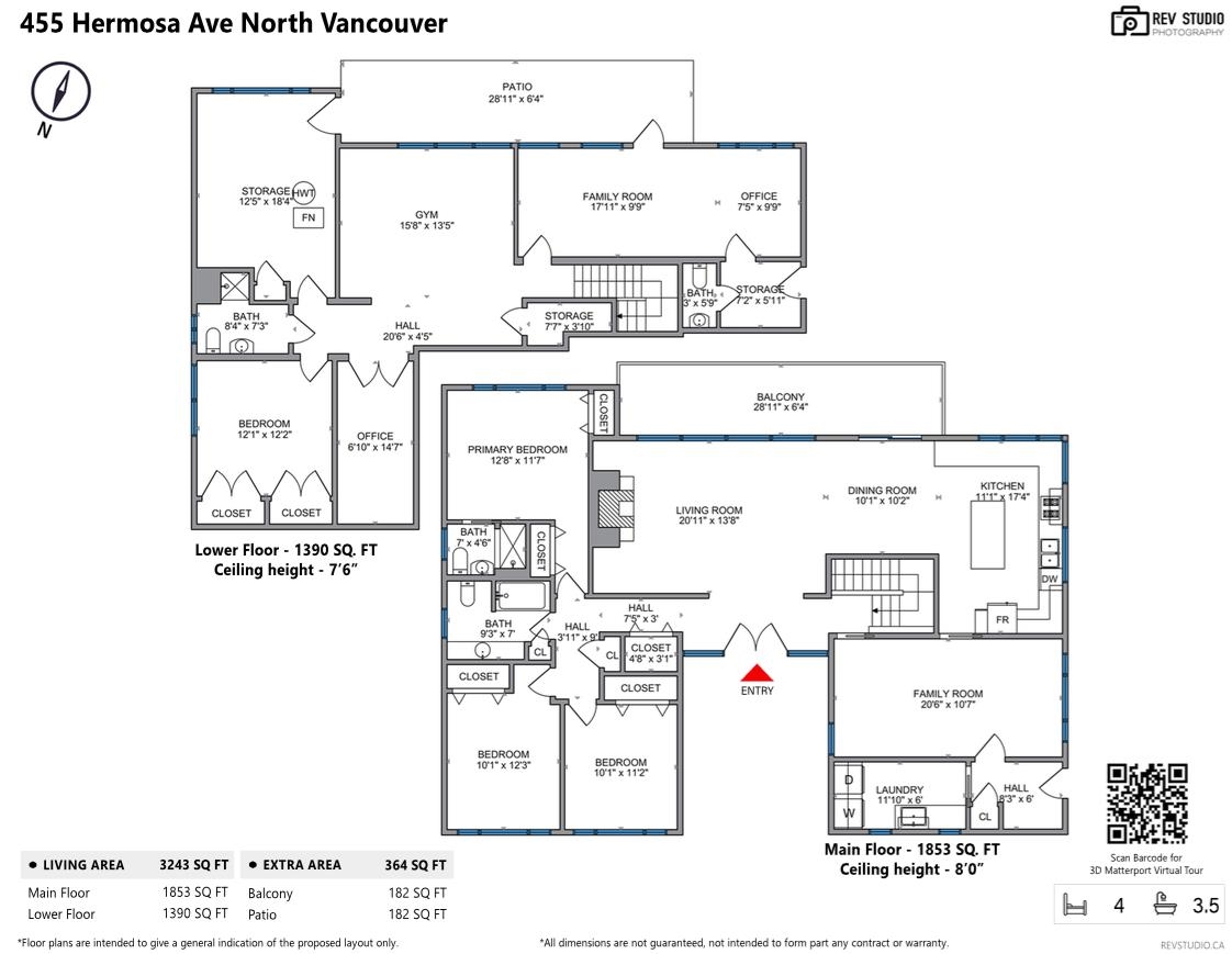 455 HERMOSA AVENUE, North Vancouver, British Columbia V7N 3B9 R2872806