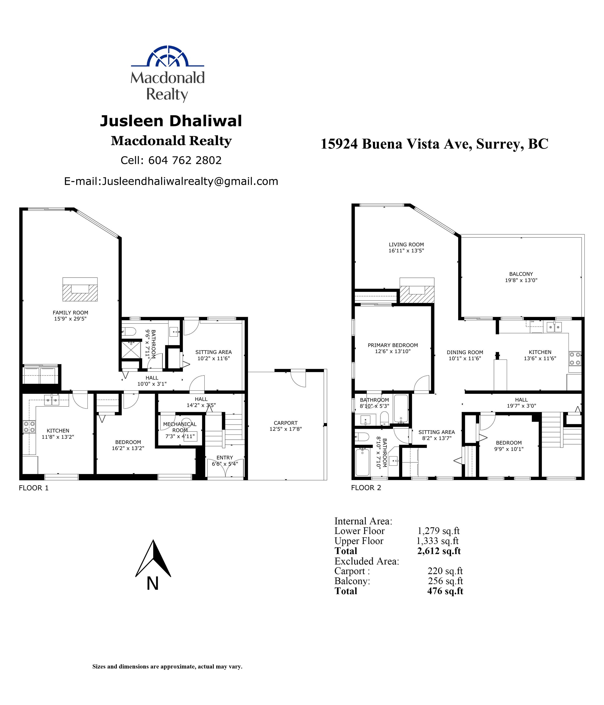 15924 BUENA VISTA AVENUE, White Rock, British Columbia, 3 Bedrooms Bedrooms, ,3 BathroomsBathrooms,Residential Detached,For Sale,R2872967