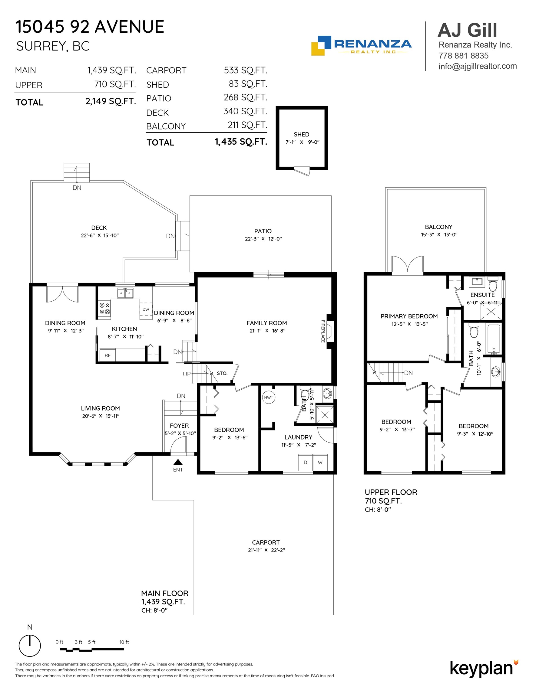 15045 92 AVENUE, Surrey, British Columbia, 4 Bedrooms Bedrooms, ,3 BathroomsBathrooms,Residential Detached,For Sale,R2873169