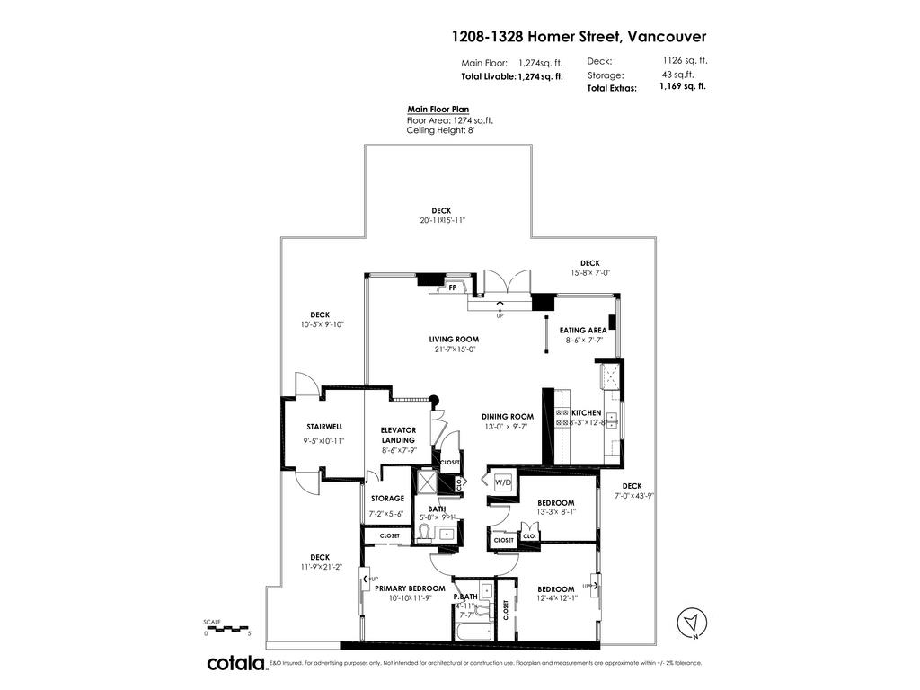 1208-1328 HOMER STREET, Vancouver, British Columbia, 3 Bedrooms Bedrooms, ,2 BathroomsBathrooms,Residential Attached,For Sale,R2873449