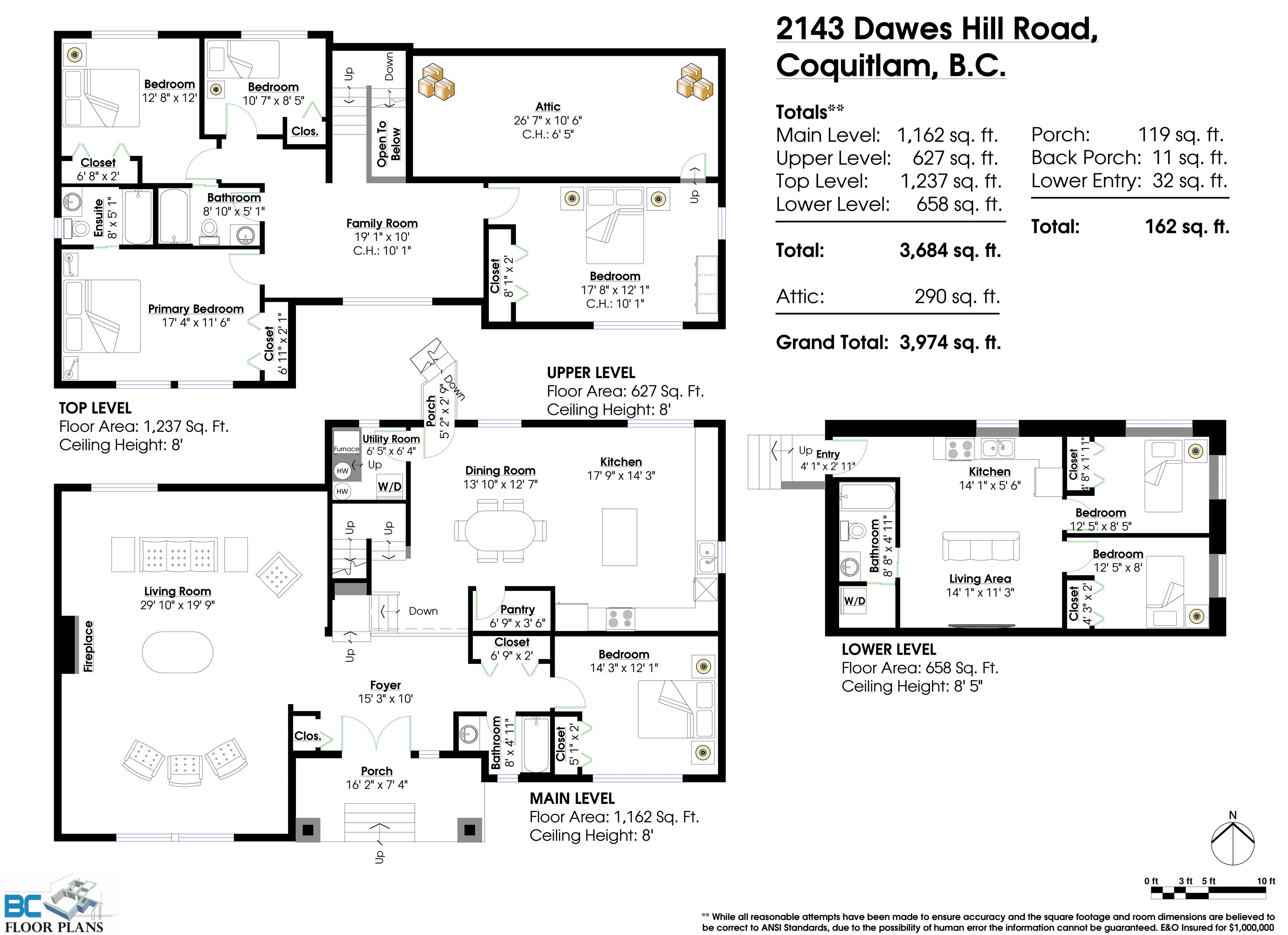 2143 DAWES HILL ROAD, Coquitlam, British Columbia V3K 1N2, 7 Bedrooms Bedrooms, ,4 BathroomsBathrooms,Residential Detached,For Sale,R2873689