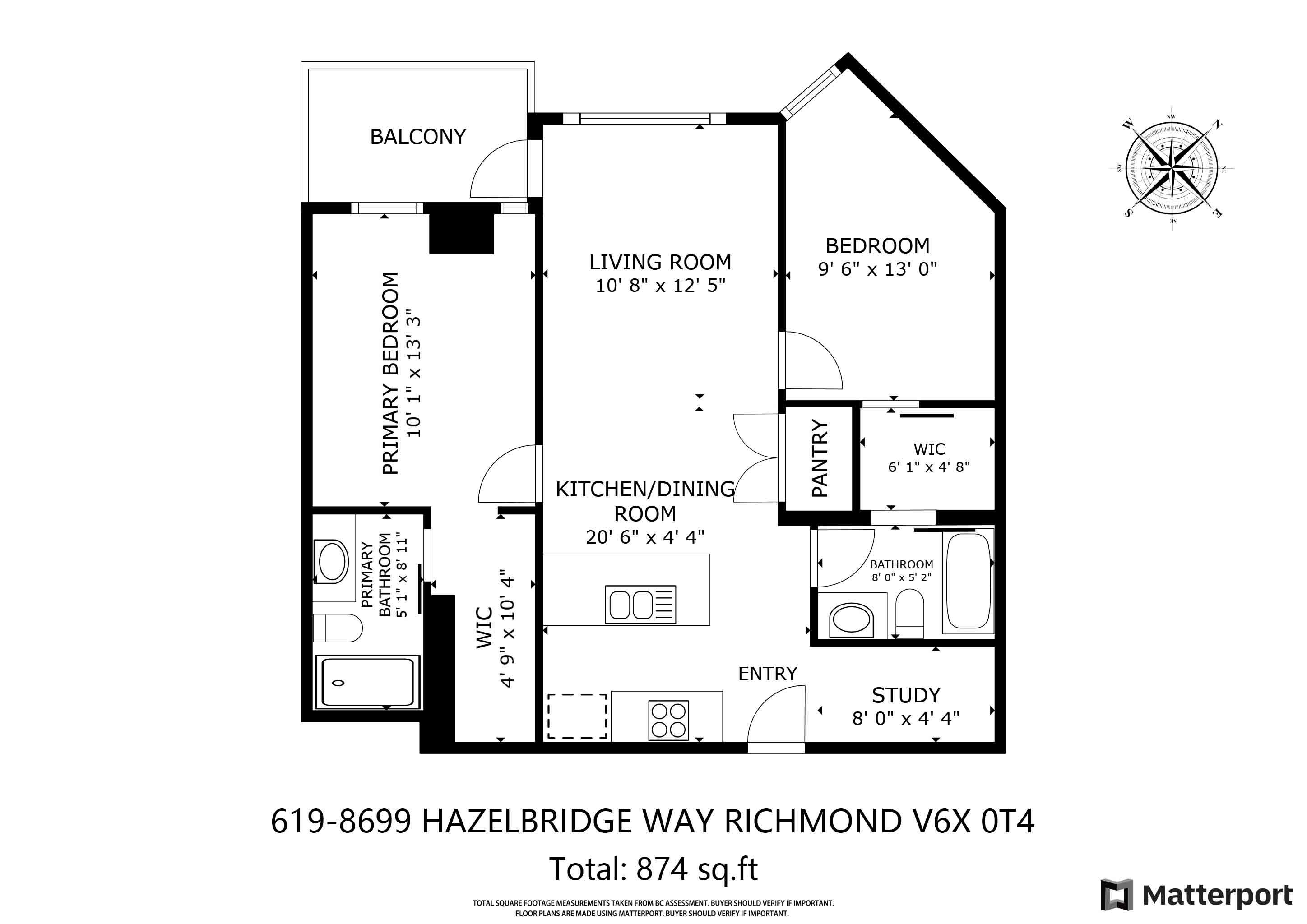 619-8699 HAZELBRIDGE WAY, Richmond, British Columbia, 2 Bedrooms Bedrooms, ,2 BathroomsBathrooms,Residential Attached,For Sale,R2873724