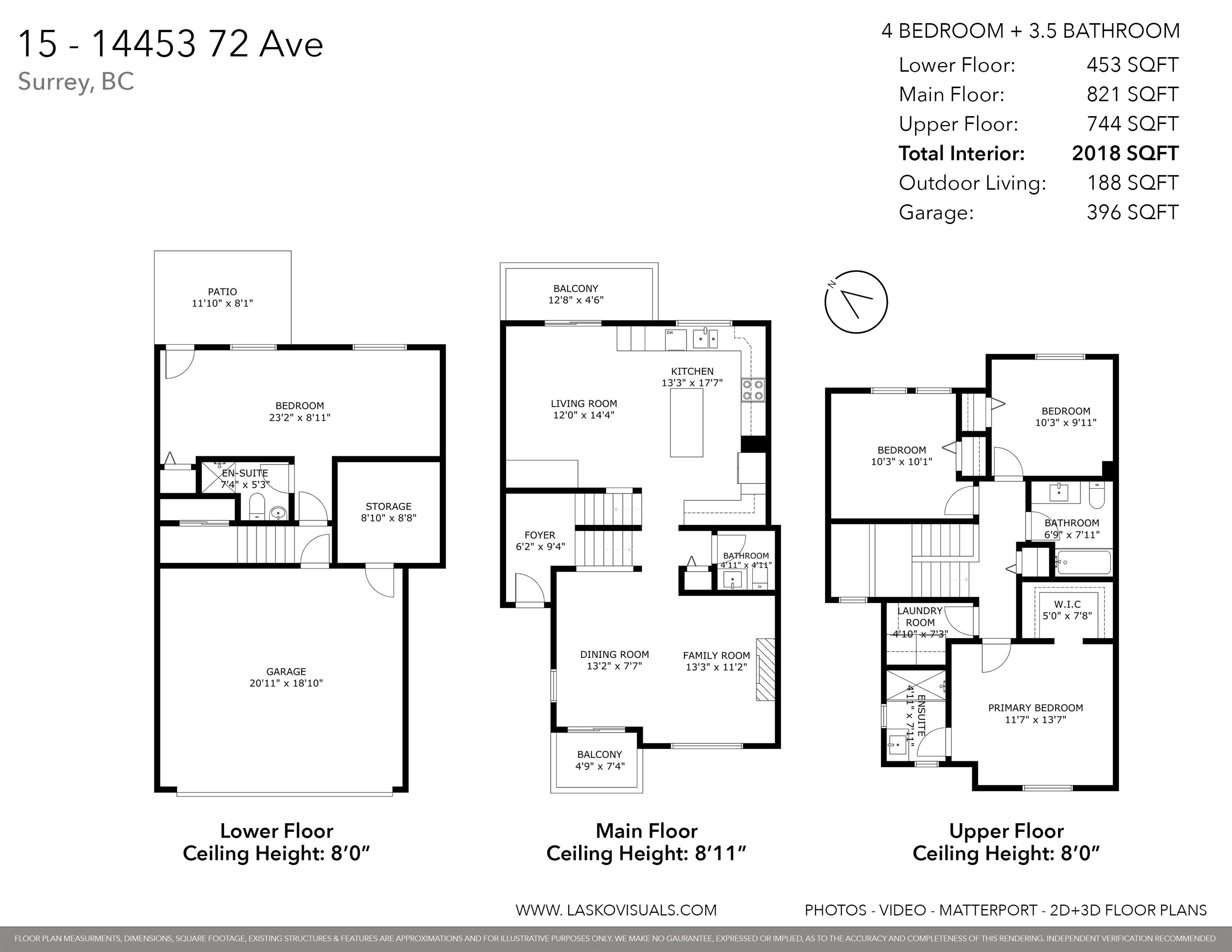 15-14453 72 AVENUE, Surrey, British Columbia, 4 Bedrooms Bedrooms, ,4 BathroomsBathrooms,Residential Attached,For Sale,R2873795