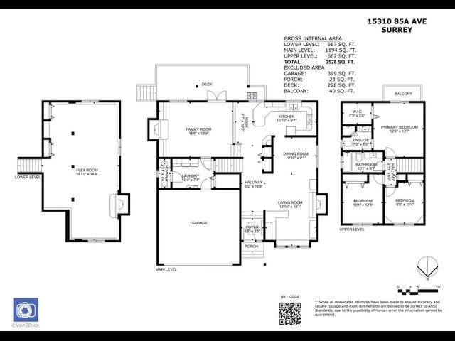 15310 85A AVENUE, Surrey, British Columbia V3S 6J4, 3 Bedrooms Bedrooms, ,3 BathroomsBathrooms,Residential Detached,For Sale,R2873845