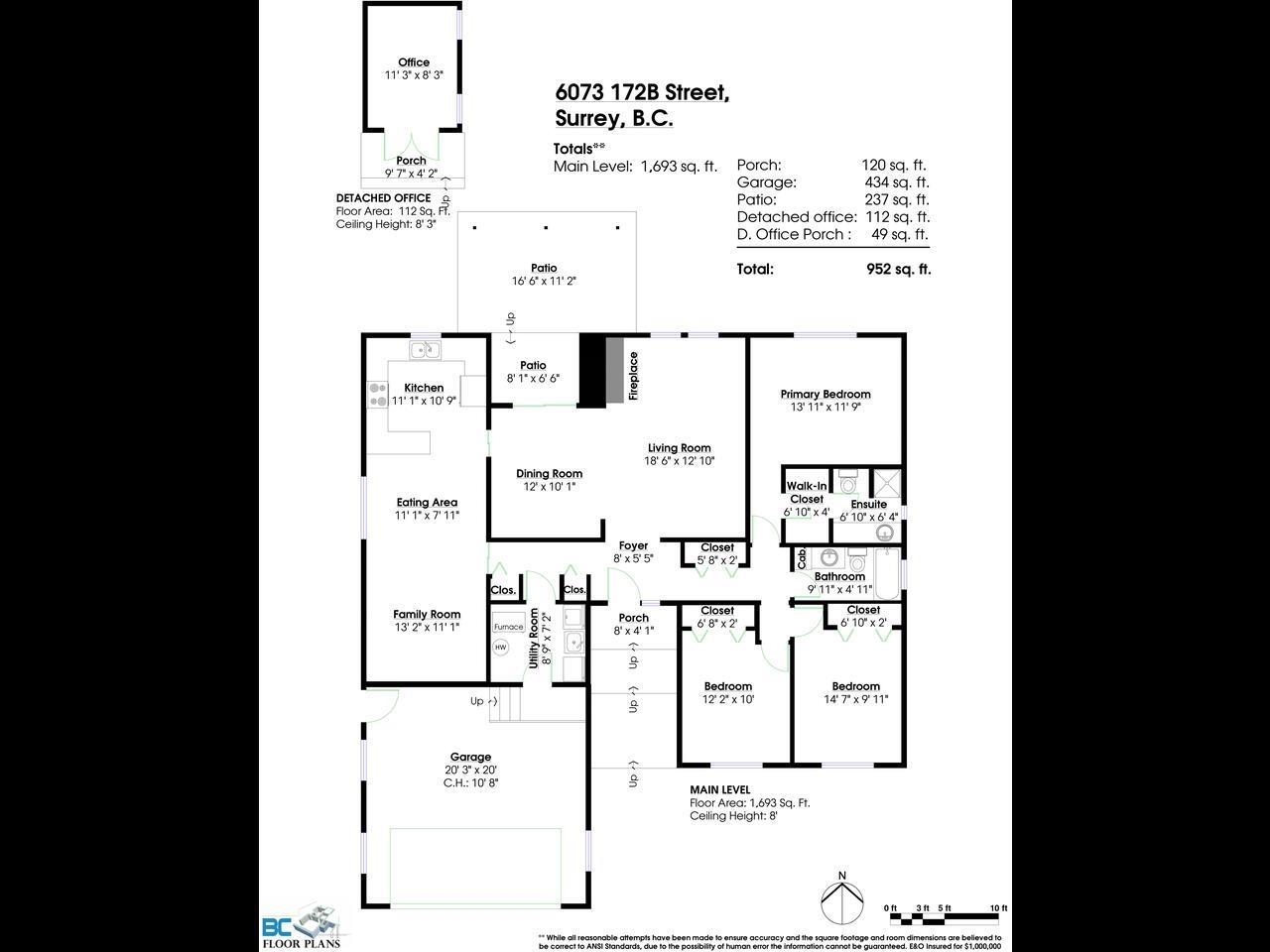 6073 172B STREET, Surrey, British Columbia V3S 6G6, 3 Bedrooms Bedrooms, ,2 BathroomsBathrooms,Residential Detached,For Sale,R2873909