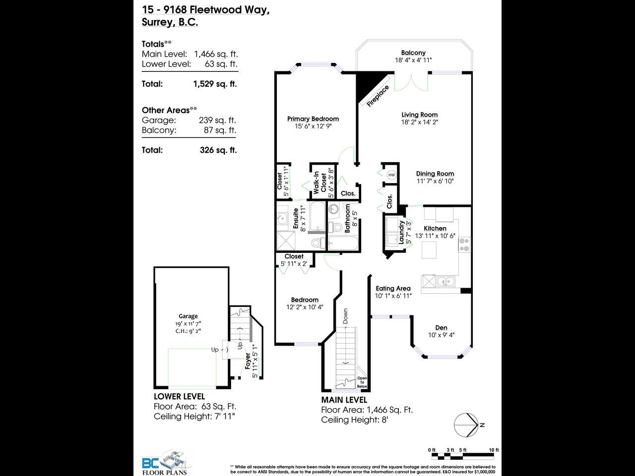 15-9168 FLEETWOOD WAY, Surrey, British Columbia, 2 Bedrooms Bedrooms, ,2 BathroomsBathrooms,Residential Attached,For Sale,R2874443