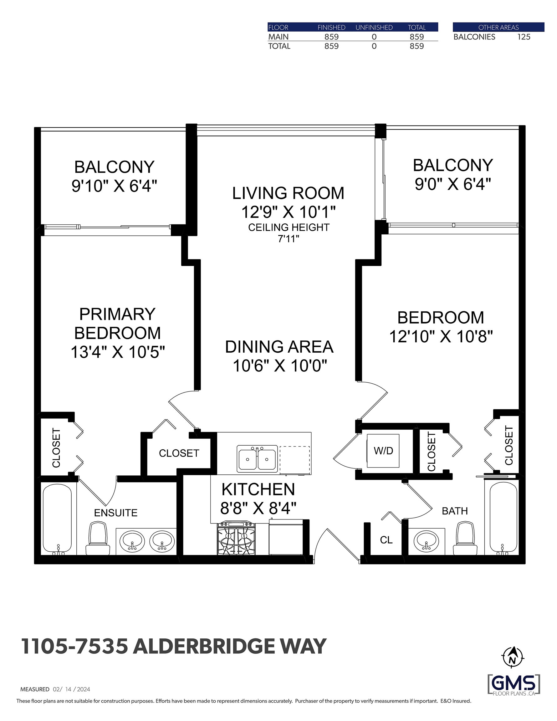 1105-7535 ALDERBRIDGE WAY, Richmond, British Columbia, 2 Bedrooms Bedrooms, ,2 BathroomsBathrooms,Residential Attached,For Sale,R2874677
