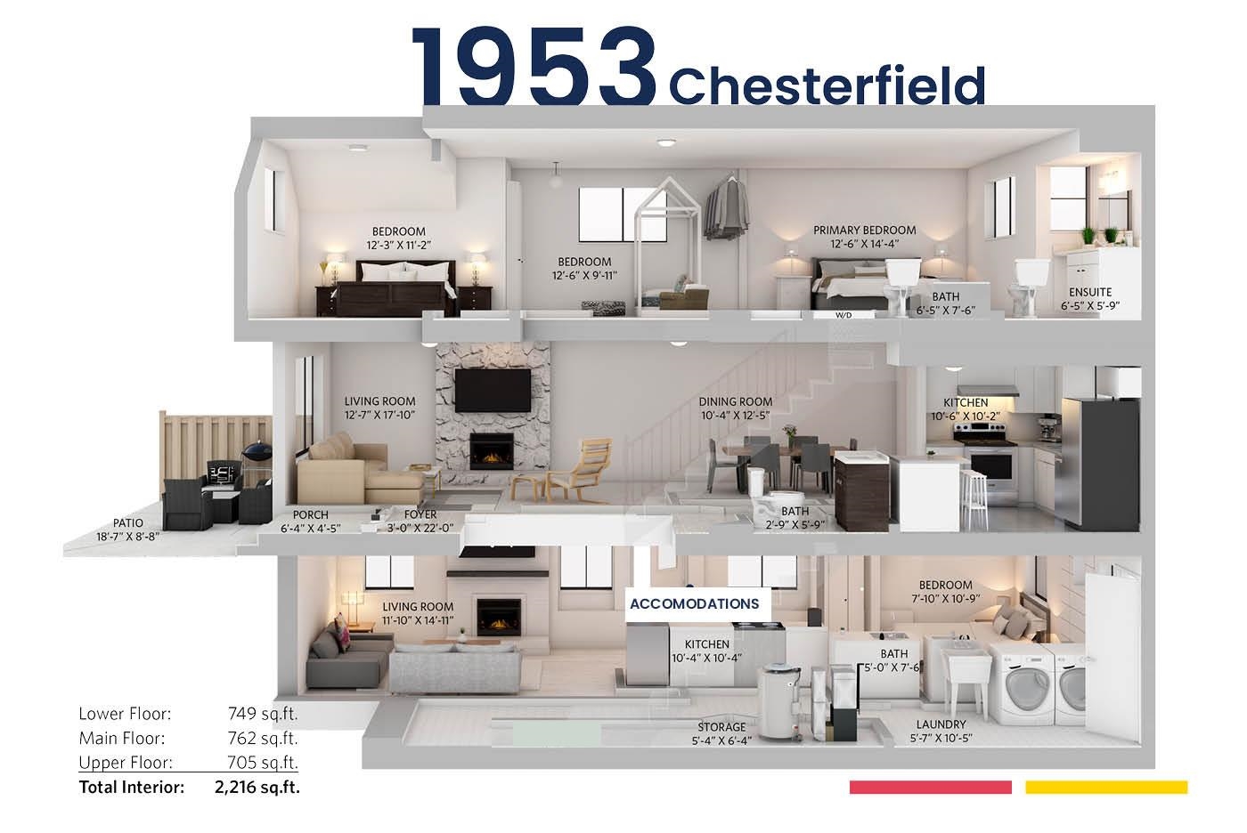 Listing image of 1953 CHESTERFIELD AVENUE