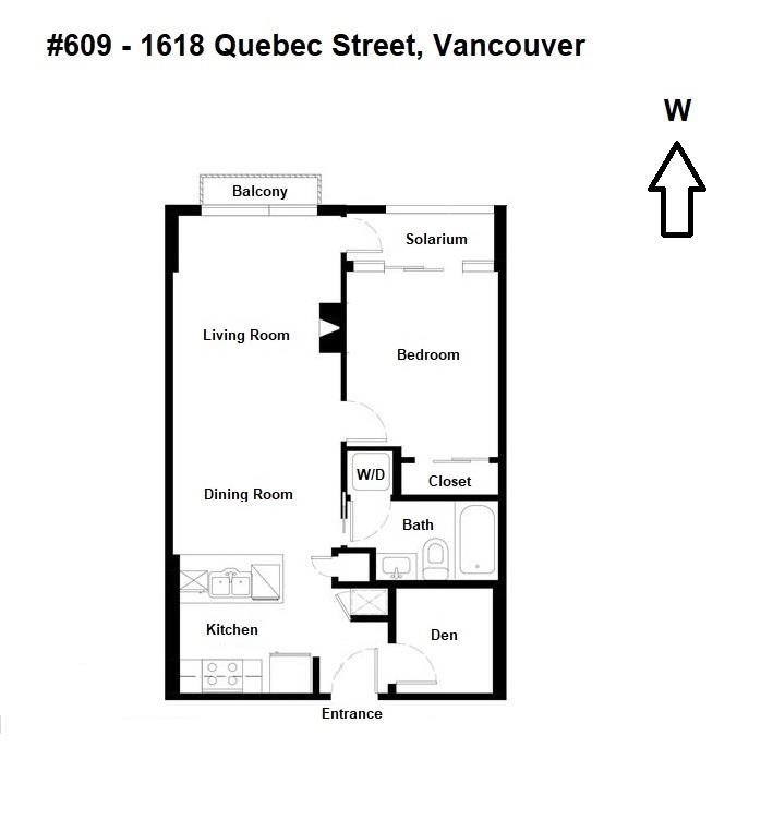 1618 QUEBEC, Vancouver, British Columbia V6A 0C5, 1 Bedroom Bedrooms, ,1 BathroomBathrooms,Residential Attached,For Sale,QUEBEC,R2876082
