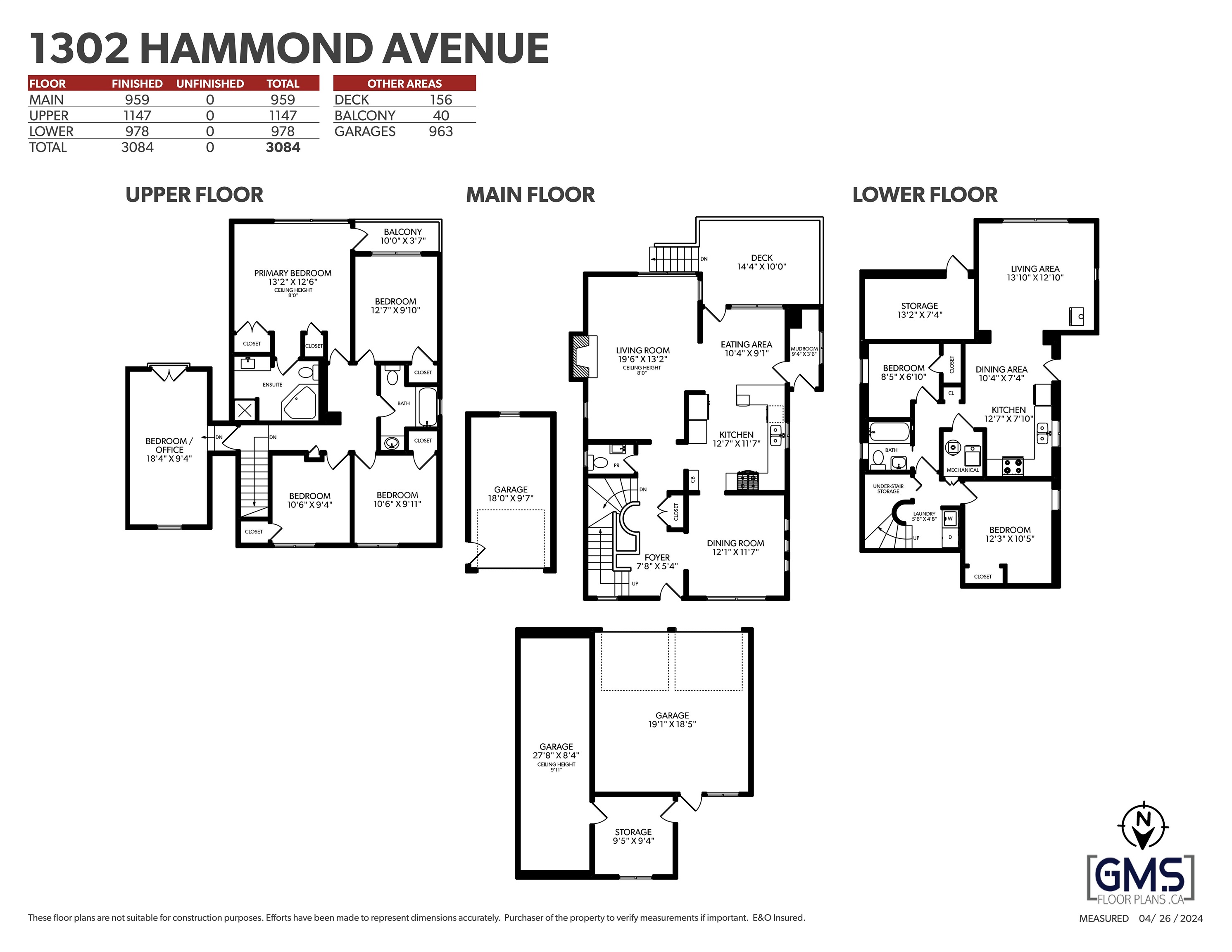 1302 HAMMOND AVENUE, Coquitlam, British Columbia, 6 Bedrooms Bedrooms, ,4 BathroomsBathrooms,Residential Detached,For Sale,R2876344