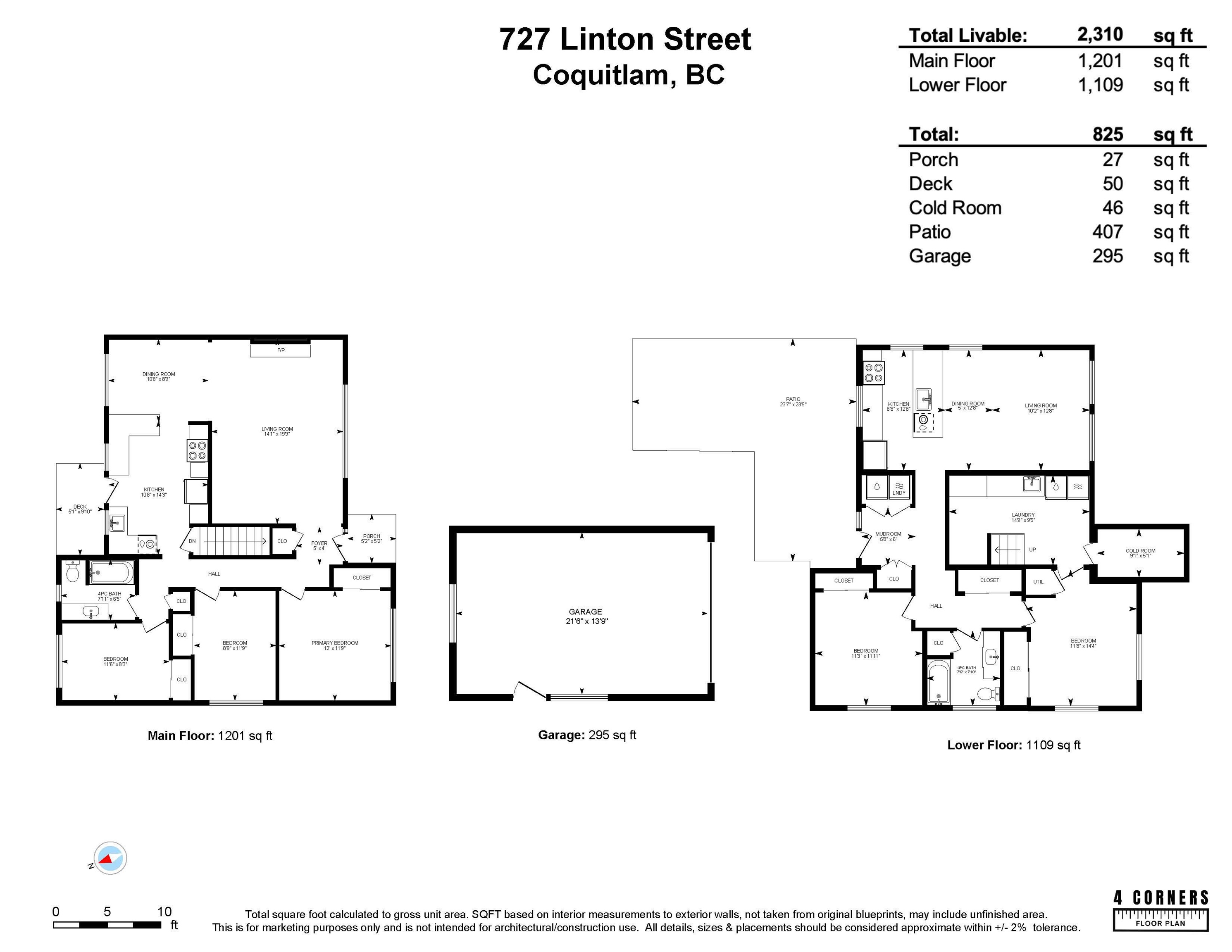 727 LINTON STREET, Coquitlam, British Columbia, 5 Bedrooms Bedrooms, ,2 BathroomsBathrooms,Residential Detached,For Sale,R2876798