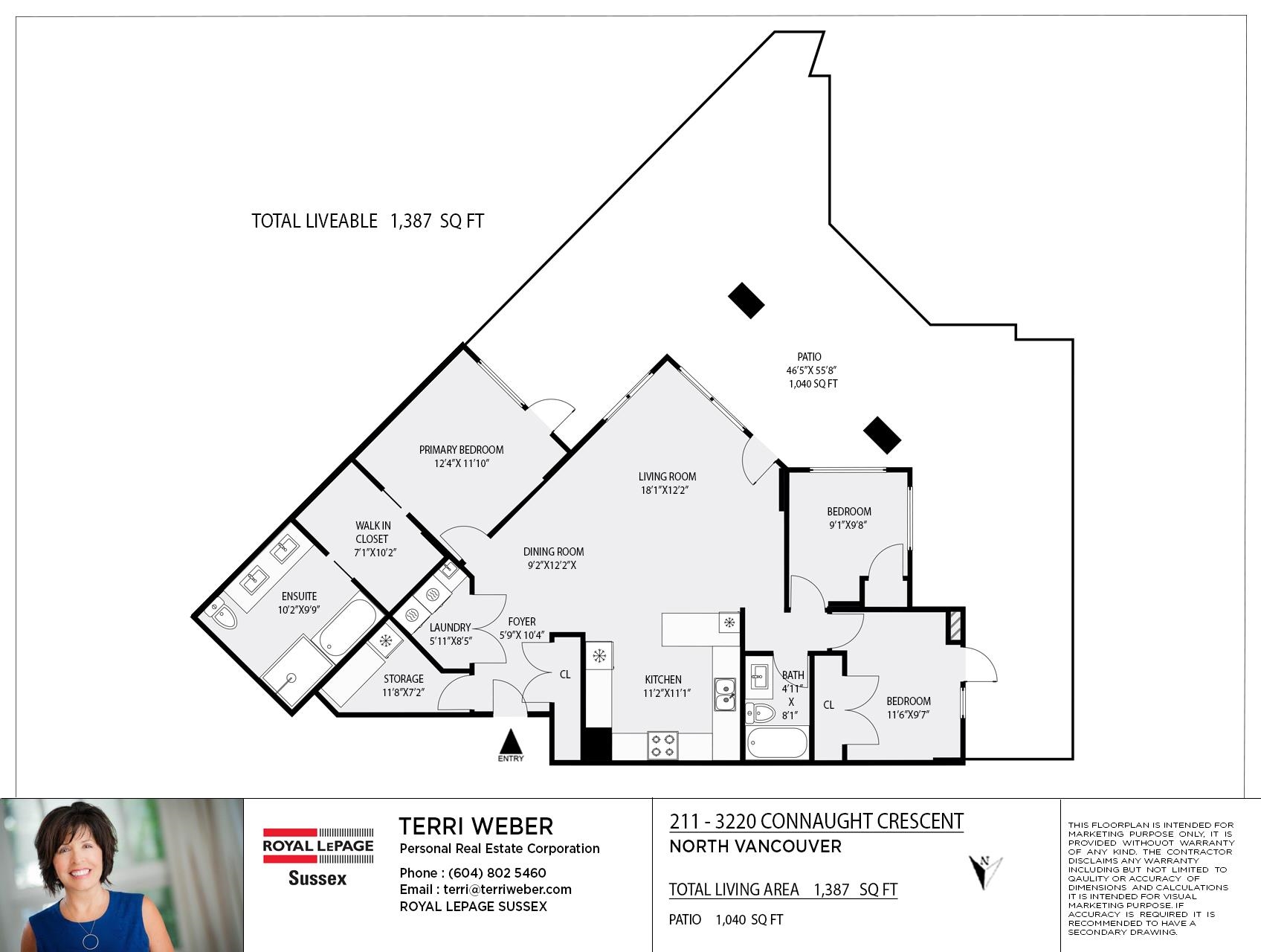 Listing image of 211 3220 CONNAUGHT CRESCENT