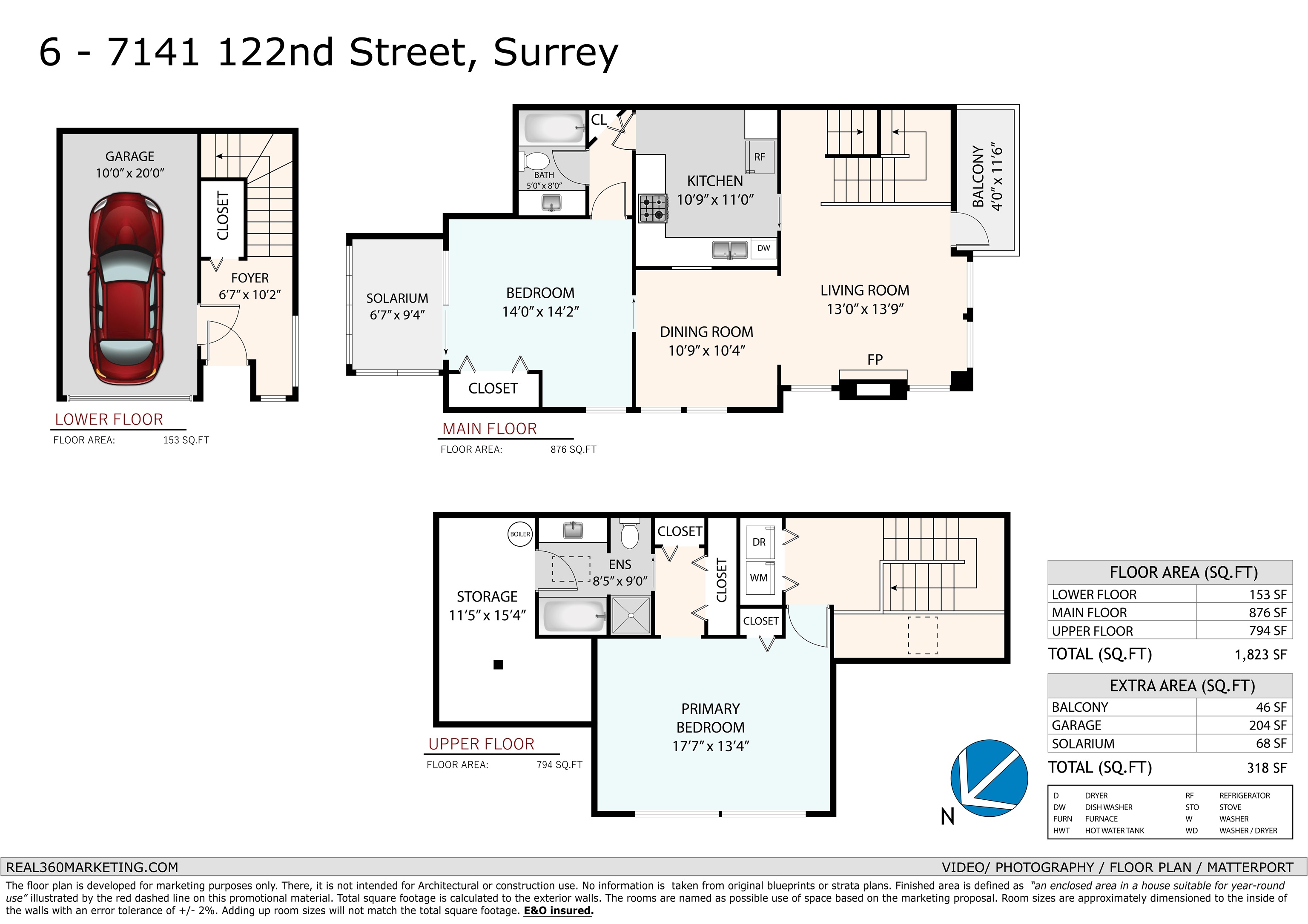 6-7141 122 STREET, Surrey, British Columbia, 2 Bedrooms Bedrooms, ,2 BathroomsBathrooms,Residential Attached,For Sale,R2877612