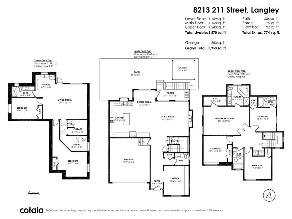 8213 211 STREET, Langley, British Columbia, 6 Bedrooms Bedrooms, ,5 BathroomsBathrooms,Residential Detached,For Sale,R2877633