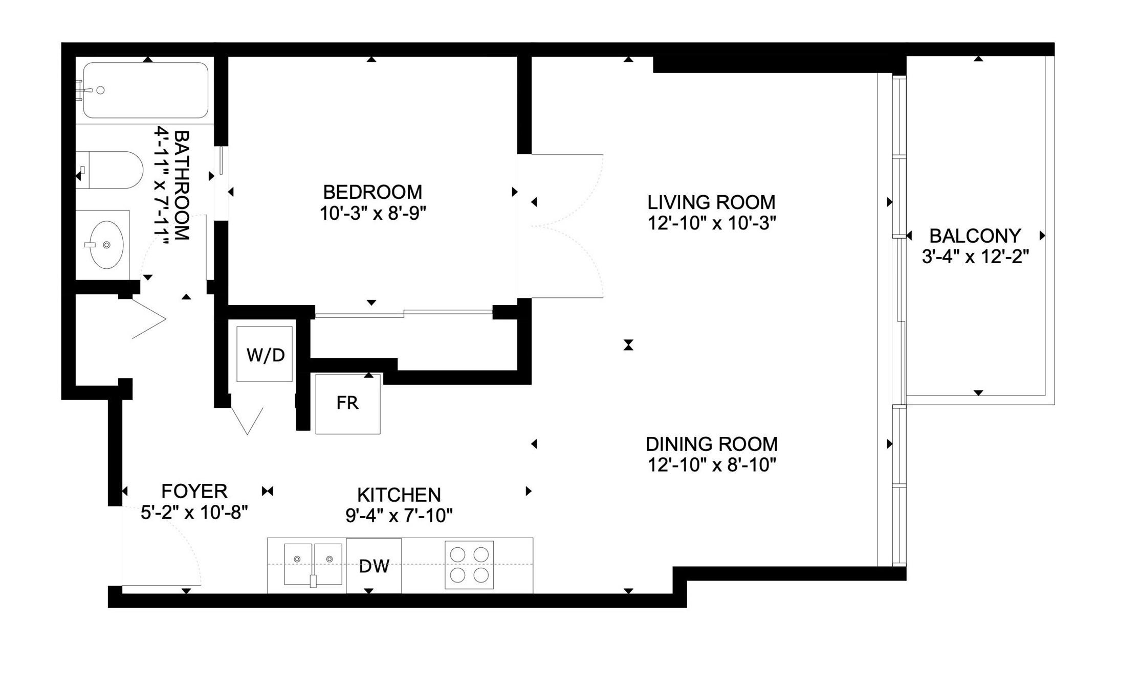 901-13688 100 AVENUE, Surrey, British Columbia Apartment/Condo, 1 Bedroom, 1 Bathroom, Residential Attached,For Sale, MLS-R2877921