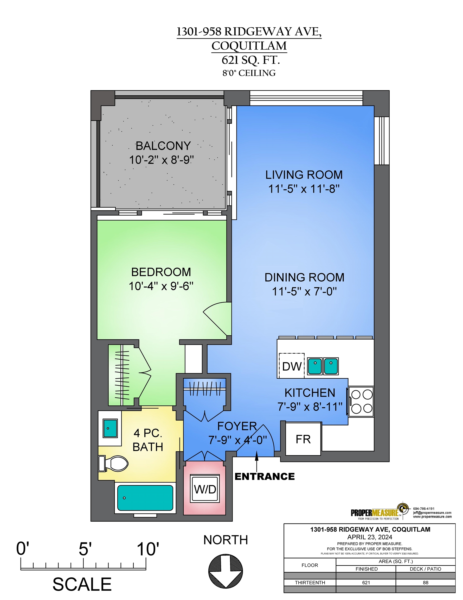 1301-958 RIDGEWAY AVENUE, Coquitlam, British Columbia Apartment/Condo, 1 Bedroom, 1 Bathroom, Residential Attached,For Sale, MLS-R2878829, Richmond Condo for Sale