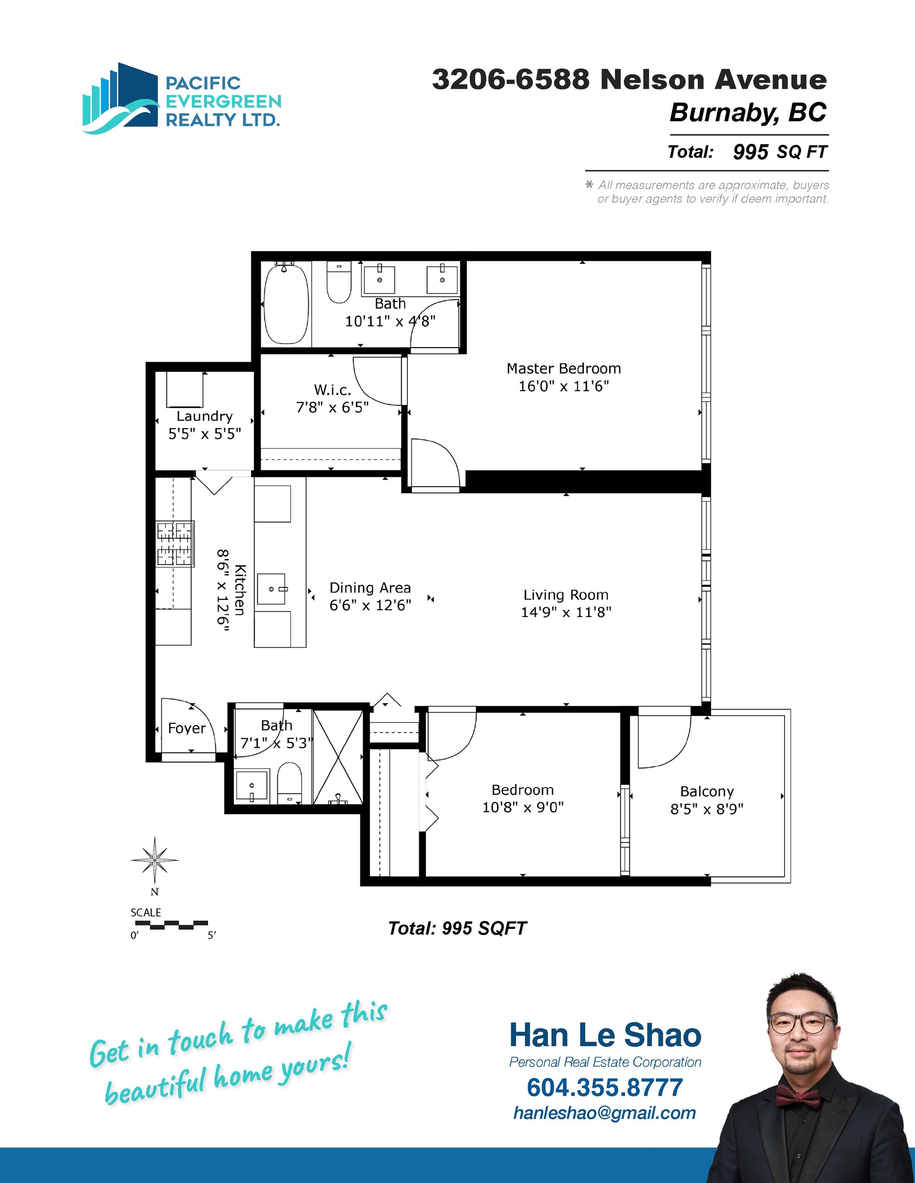 Listing image of 3206 6588 NELSON AVENUE