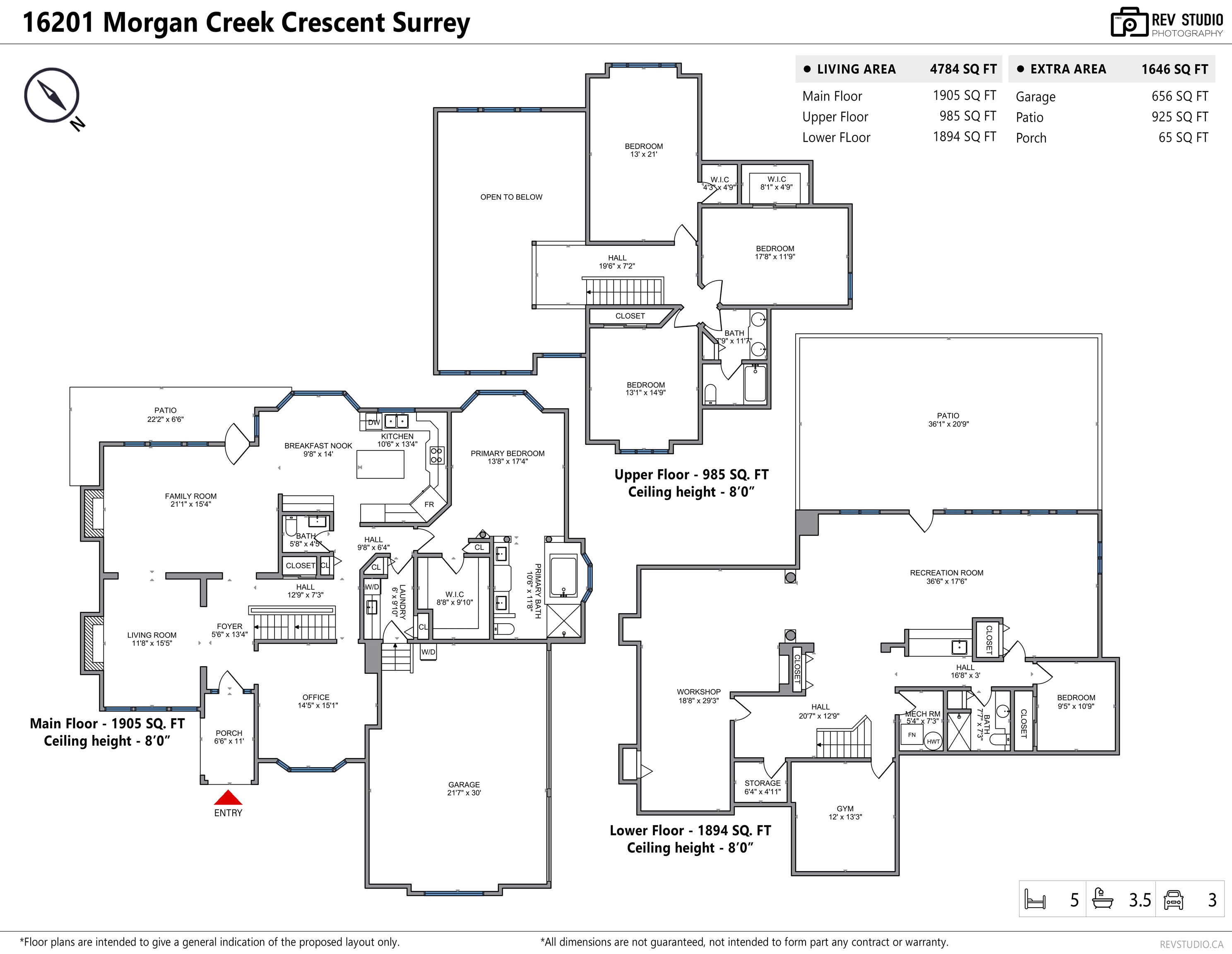 16201 MORGAN CREEK CRESCENT, Surrey, British Columbia V3Z 0J2, 5 Bedrooms Bedrooms, ,4 BathroomsBathrooms,Residential Detached,For Sale,R2879501