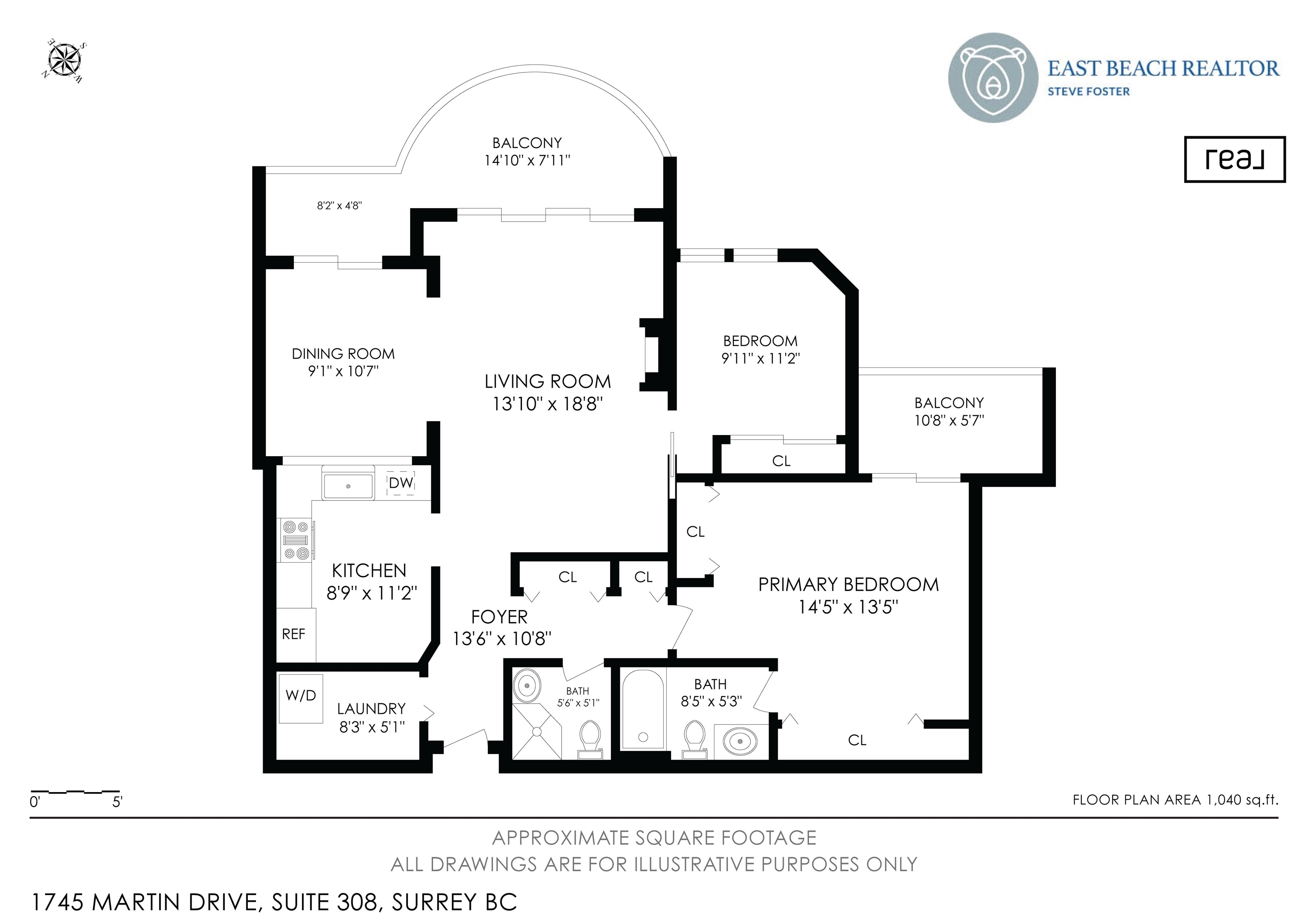 308 1745 Martin Drive, Surrey, Sunnyside Park Surrey, V4A 9T5 26