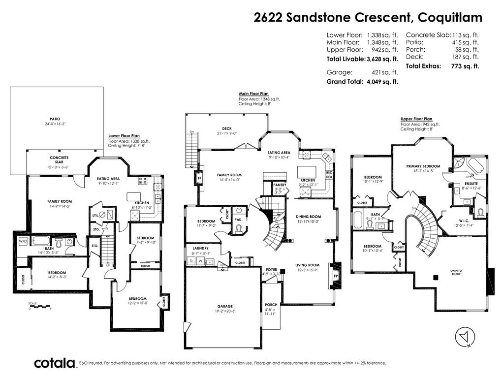 2622 SANDSTONE CRESCENT, Coquitlam, British Columbia, 6 Bedrooms Bedrooms, ,4 BathroomsBathrooms,Residential Detached,For Sale,R2898357