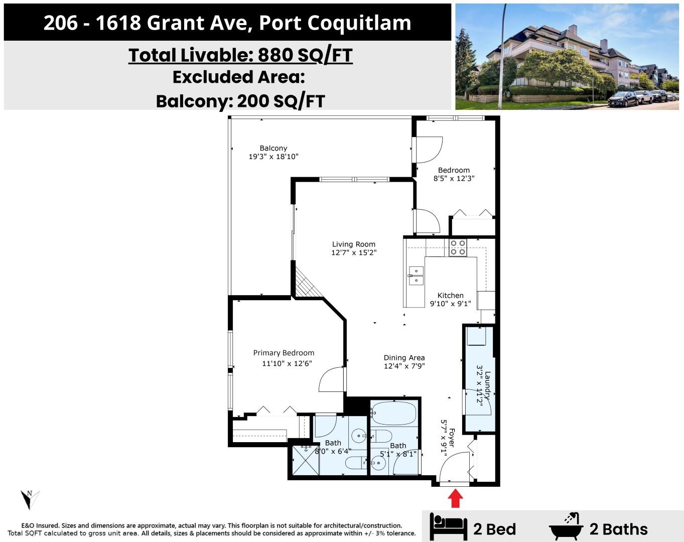 206 1618 Grant Avenue, Port Coquitlam, Glenwood PQ, V3B 1P3 27