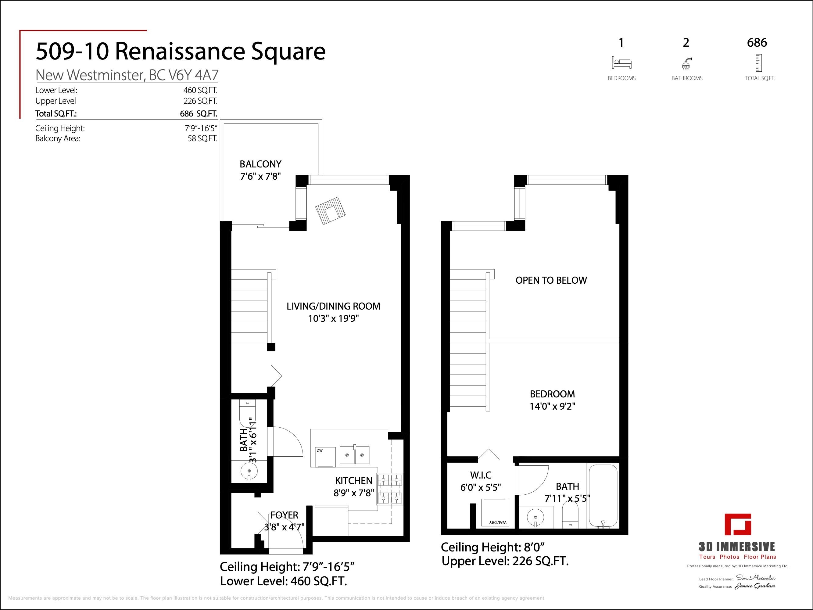 509 10 Renaissance Square, New Westminster, Quay, V3M 7B1 27