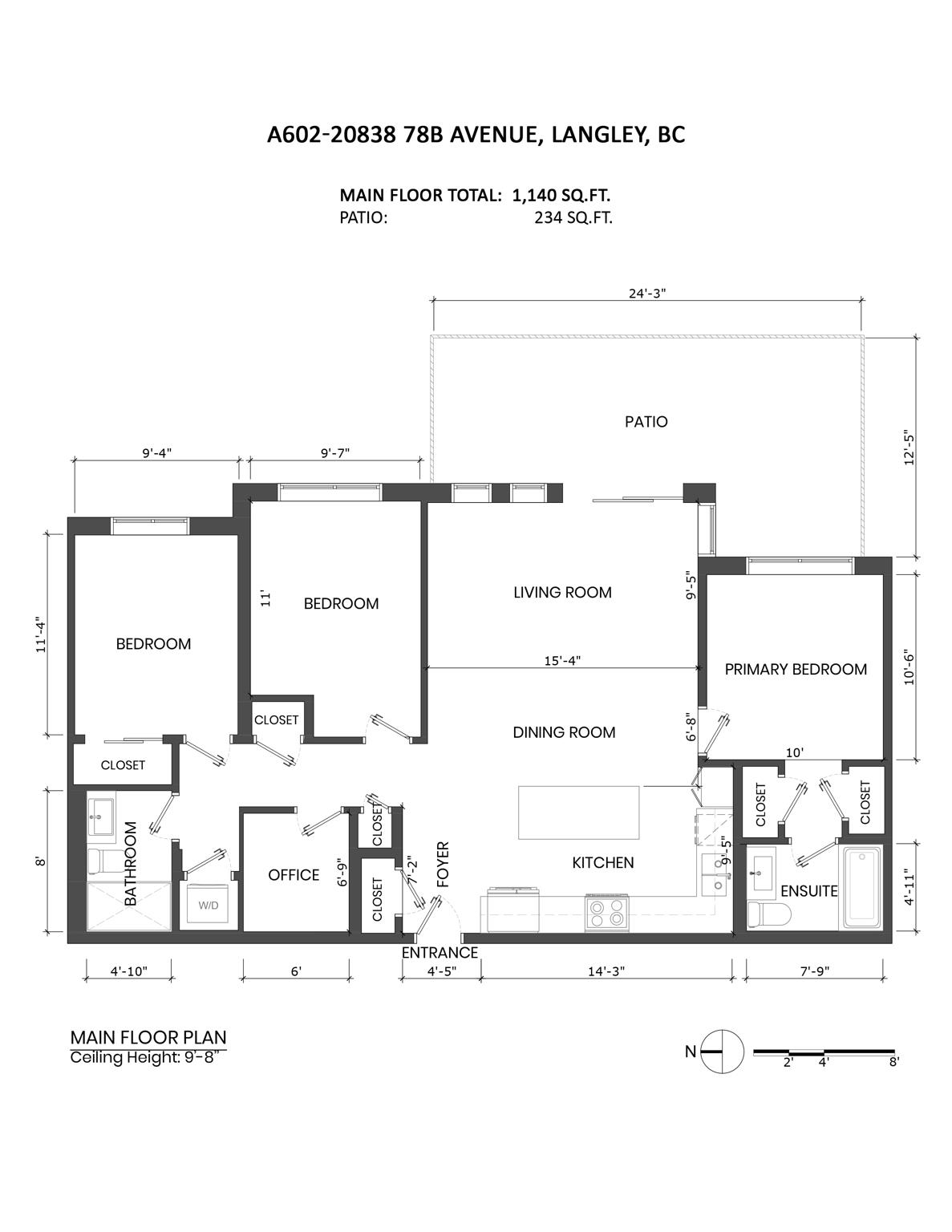 A602 20838 78b Avenue, Langley, Willoughby Heights, V2Y 3M1 14