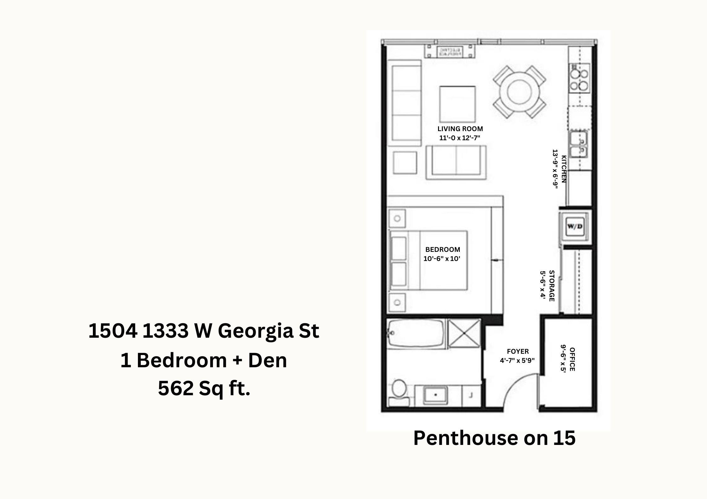 1504 1333 W Georgia Street, Vancouver, Coal Harbour, V6E 4V3 12