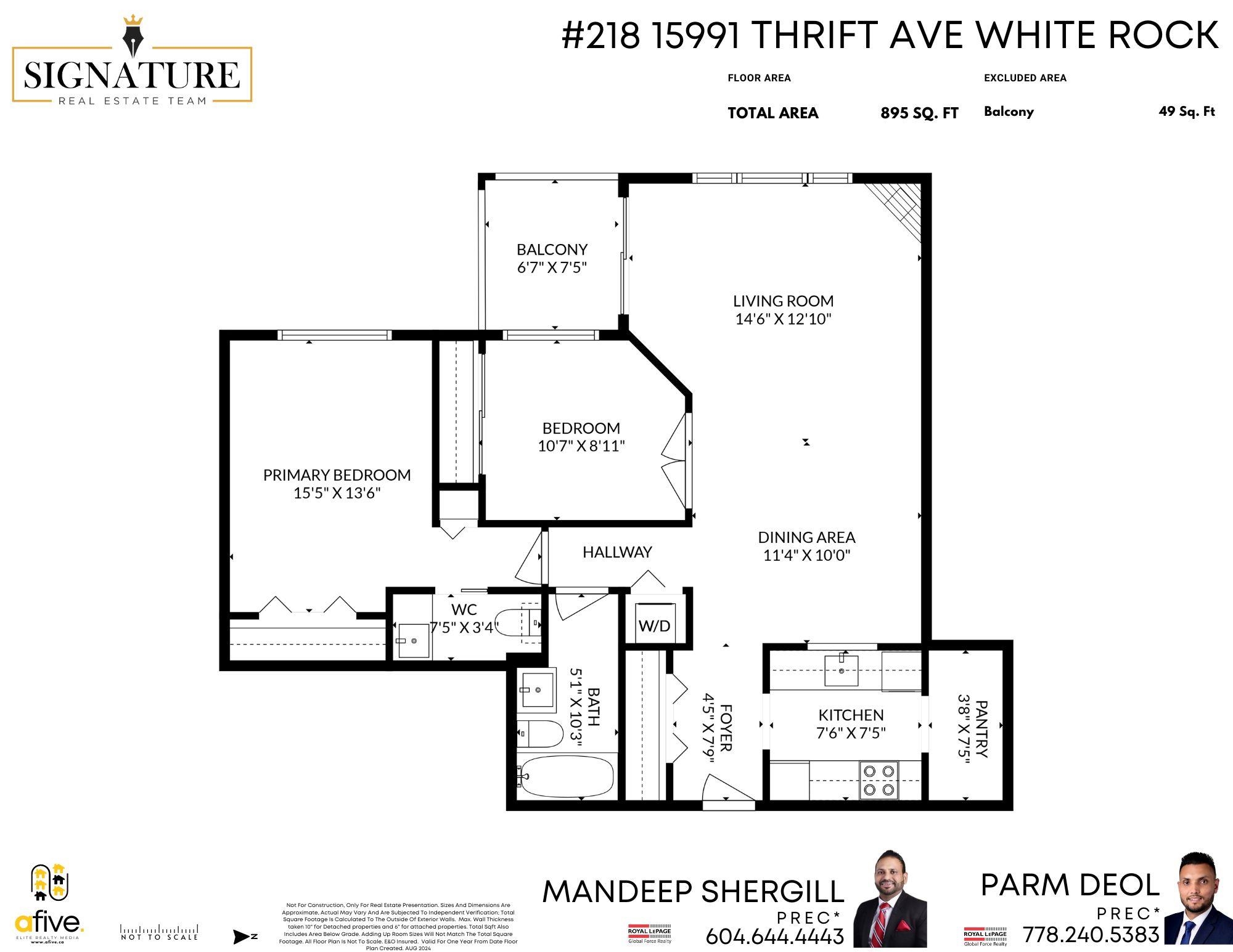 218 15991 Thrift Avenue, White Rock, White Rock, V4B 2M9 22