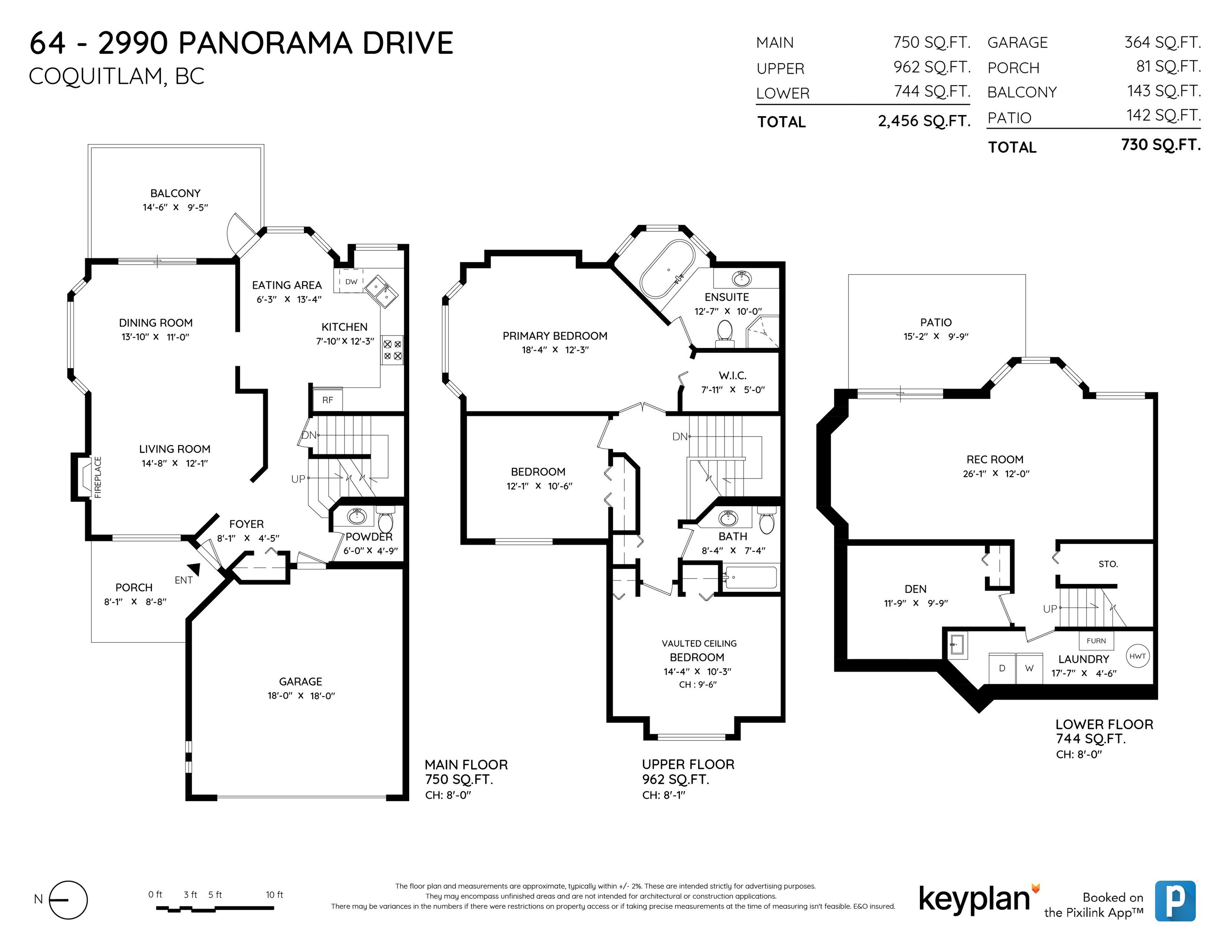 64 2990 Panorama Drive, Coquitlam, Westwood Plateau, V3E 2W5 31