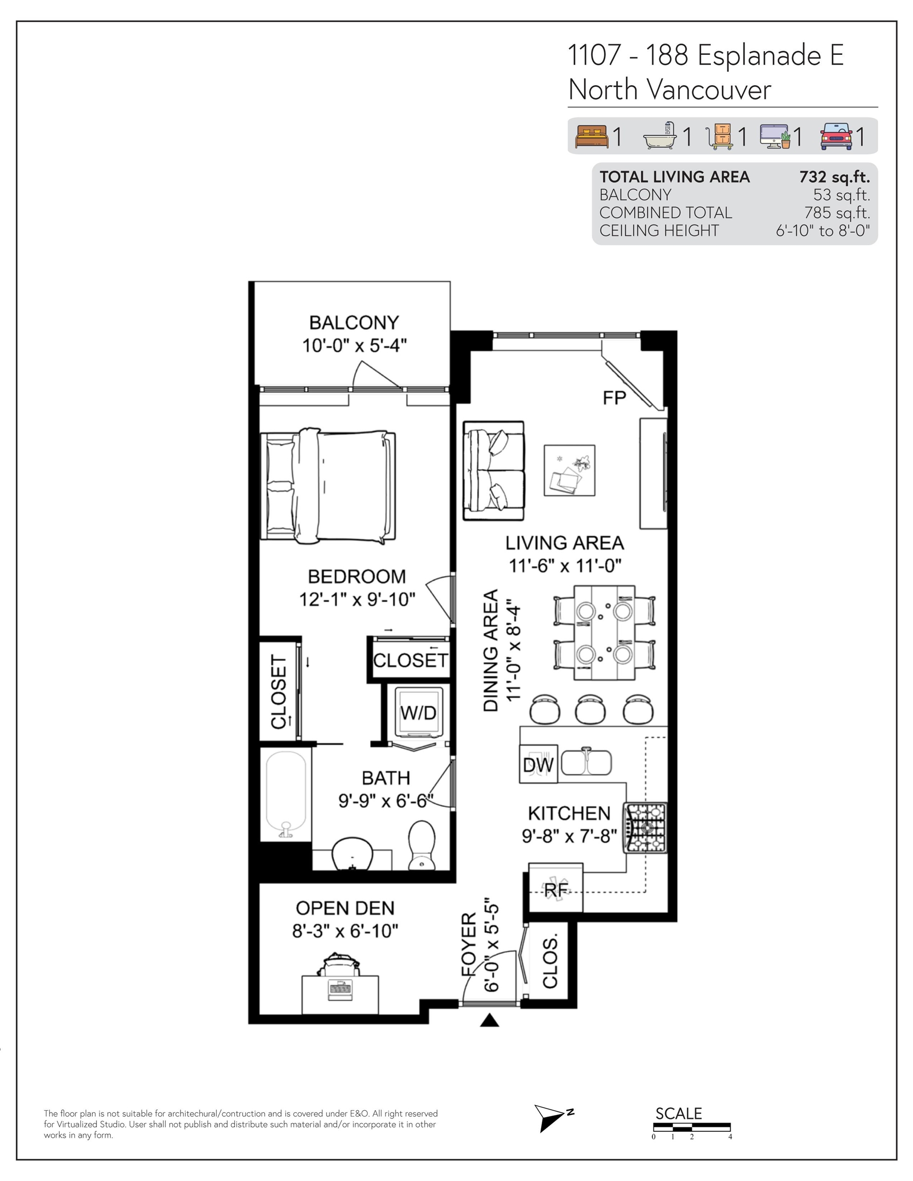 1107 188 E Esplanade, North Vancouver, Lower Lonsdale, V7L 4Y1 15