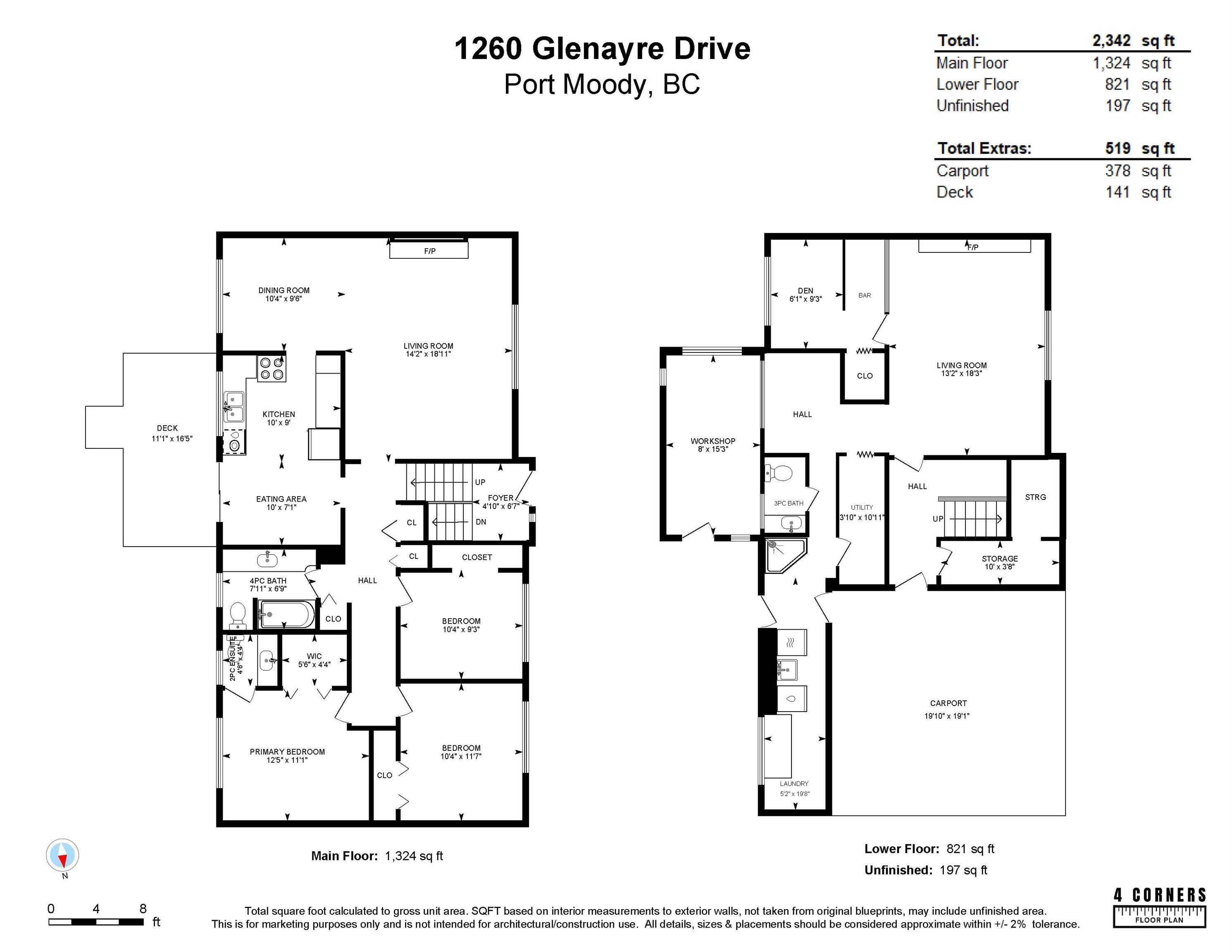 1260 Glenayre Drive, Port Moody, College Park PM, V3H 1J9 1